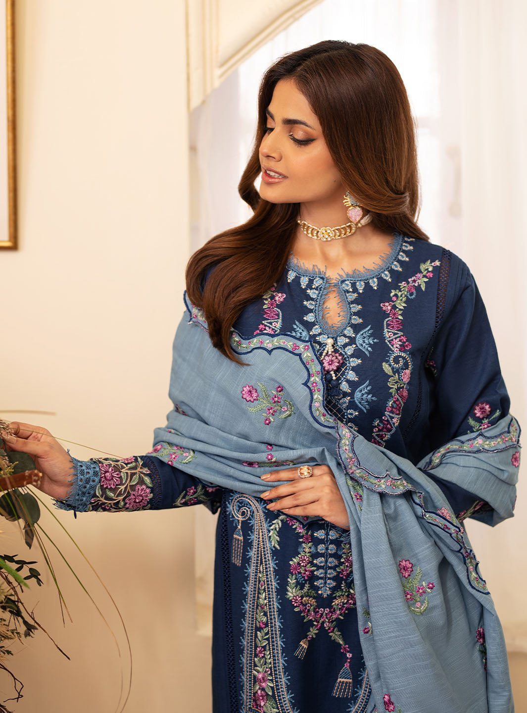 Roheenaz | Meraki Winter Collection | Skylar by Roheenaz - Designer Dress - Type: Ladies Clothes - Available at Libayah - 100% Original