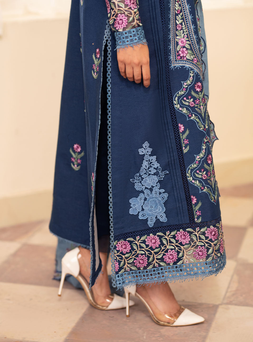 Roheenaz | Meraki Winter Collection | Skylar by Roheenaz - Designer Dress - Type: Ladies Clothes - Available at Libayah - 100% Original