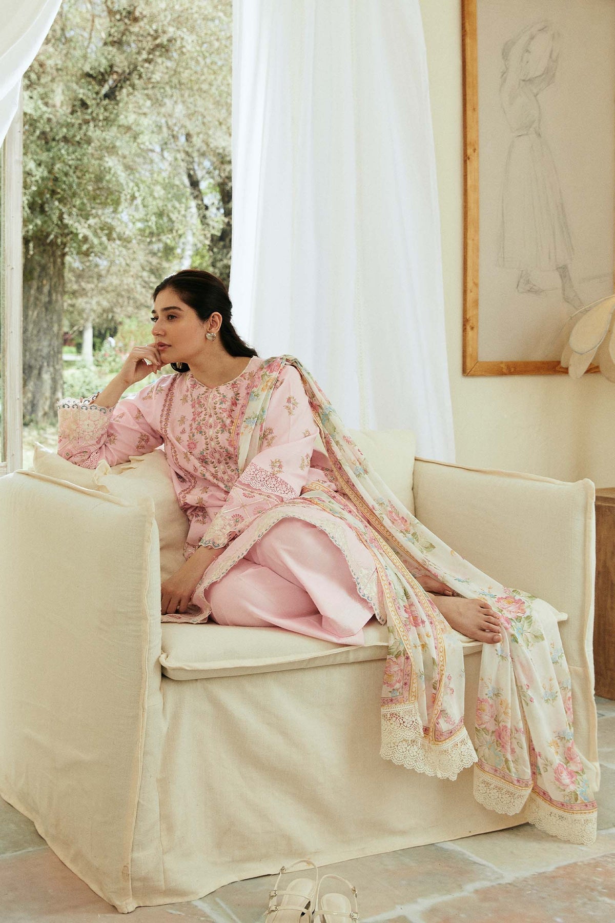 Zara Shahjahan | Coco Lawn Eid Edit 24 | ROOHI-D8 by Zara Shahjahan - Designer Dress - Type: Ladies Clothes - Available at Libayah - 100% Original
