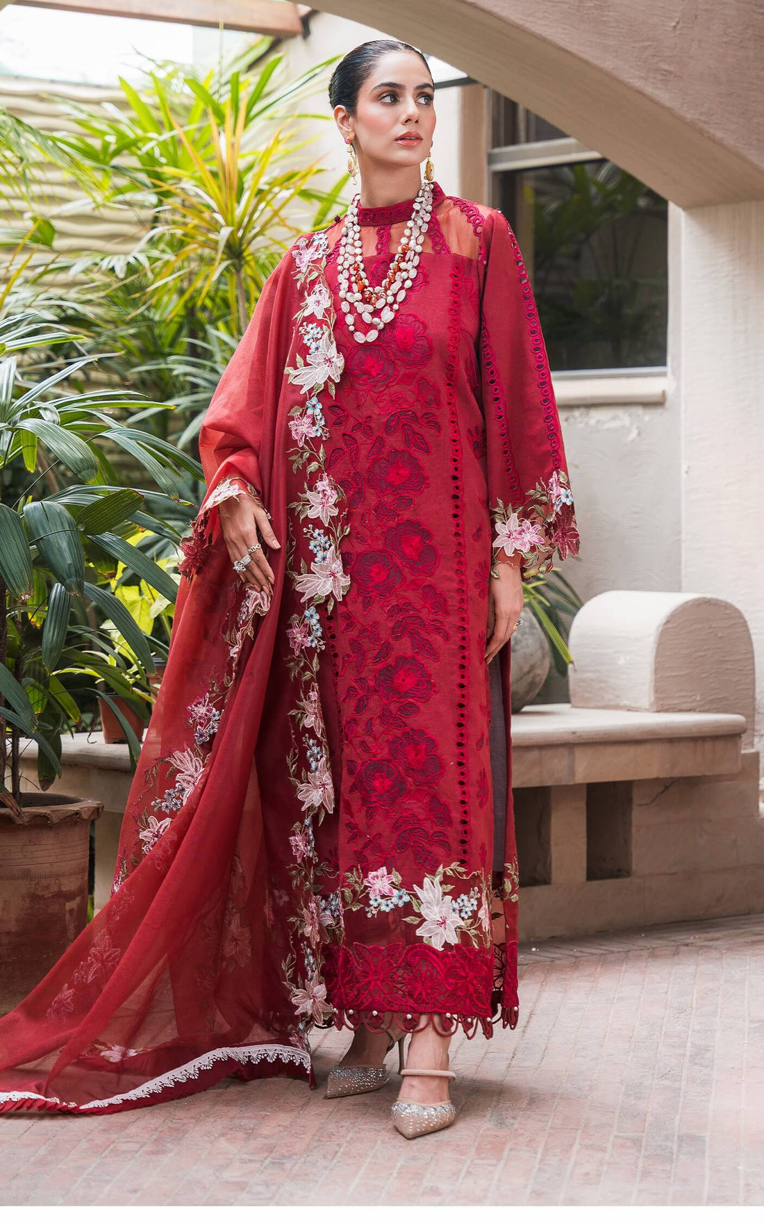 Asifa and Nabeel | Luxury Winter 24 | ROUGE WL-08 by Asifa and Nabeel - Designer Dress - Type: Ladies Clothes - Available at Libayah - 100% Original