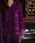 Republic Womenswear | Premium Pret 25 | RPP-06 (Prune de myrtille) by Republic Womenswear - Designer Dress - Type: Ladies Clothes - Available at Libayah - 100% Original