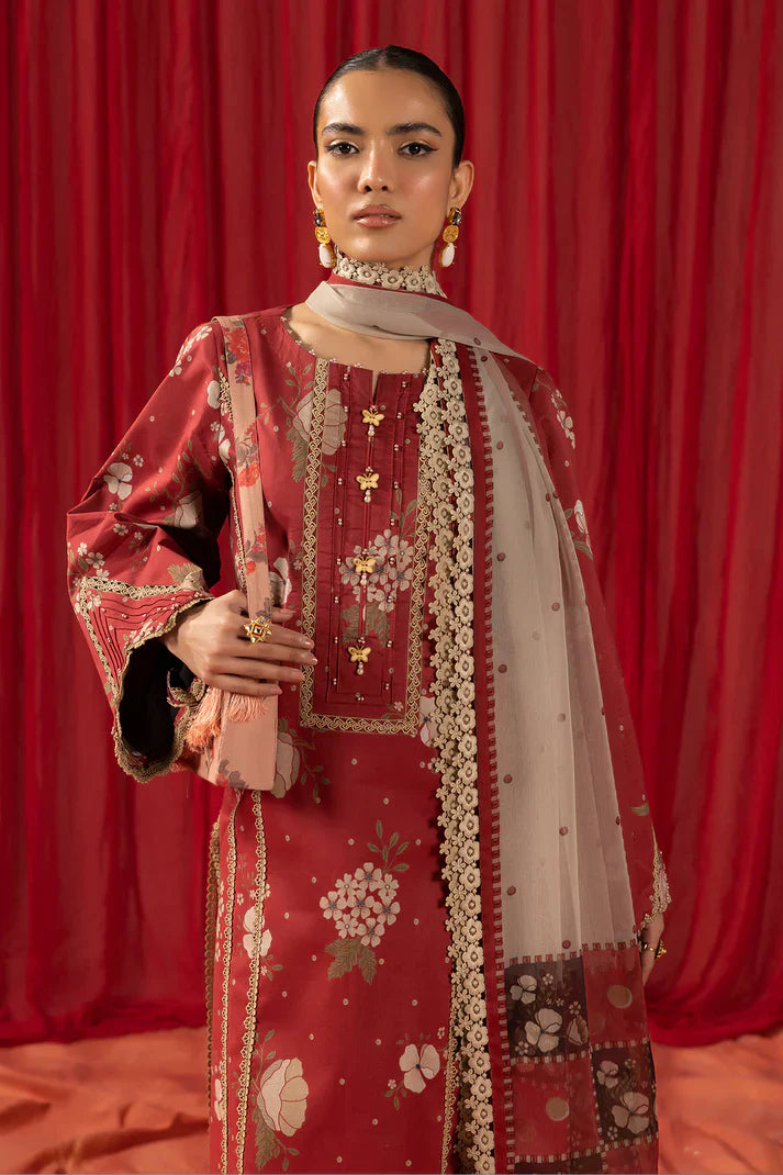 Alizeh | Sheen Lawn Prints 24 | Russet by Alizeh - Designer Dress - Type: Ladies Clothes - Available at Libayah - 100% Original