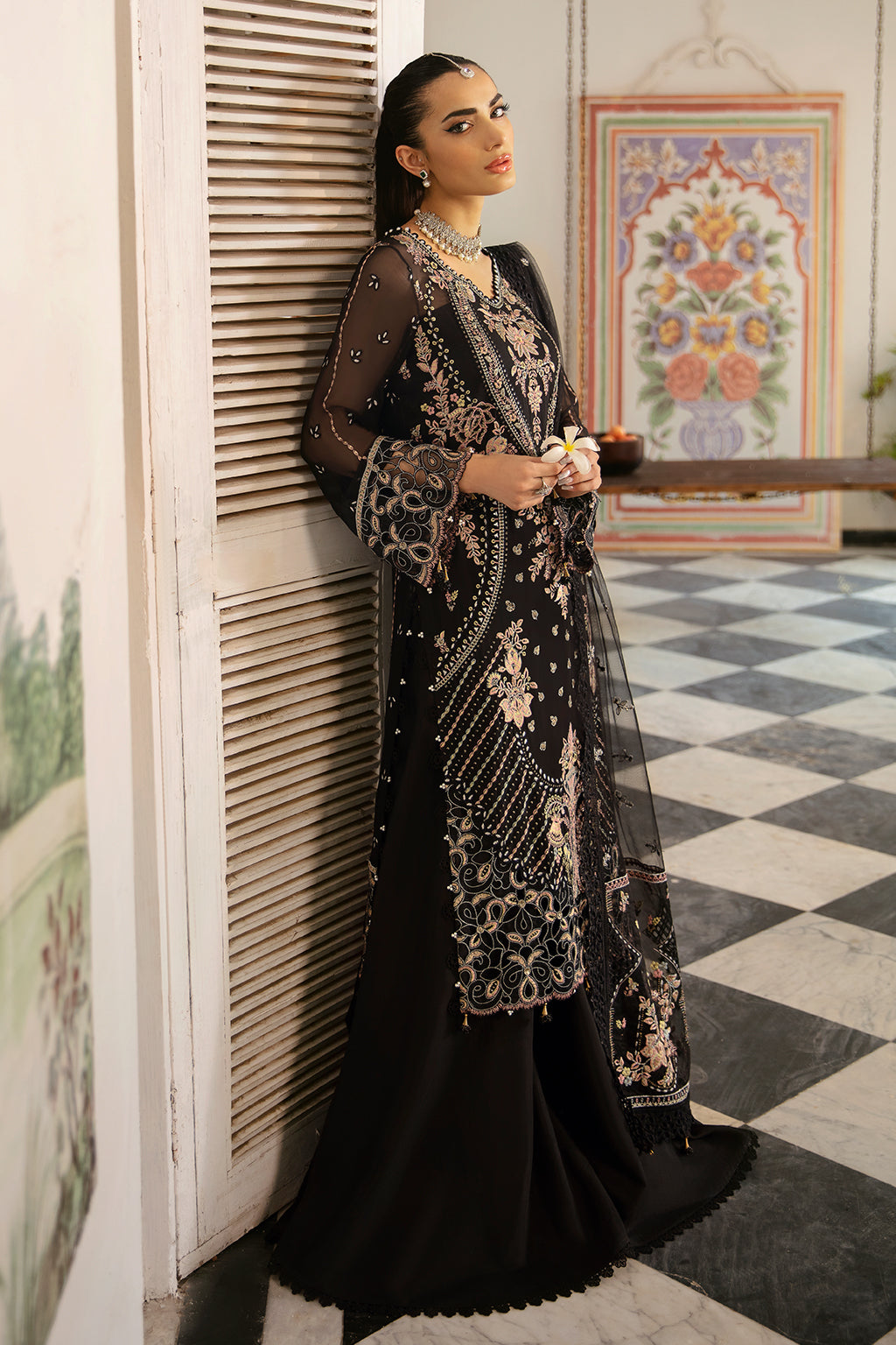Ramsha | Dastak Luxury Chiffon Collection |  Q-106 by Ramsha - Designer Dress - Type: Ladies Clothes - Available at Libayah - 100% Original