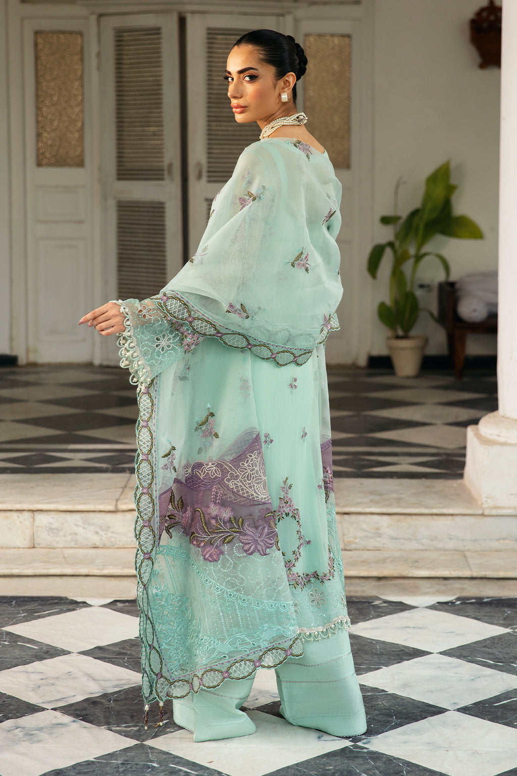 Ramsha | Dastak Luxury Chiffon Collection | Q-102 by Ramsha - Designer Dress - Type: Ladies Clothes - Available at Libayah - 100% Original