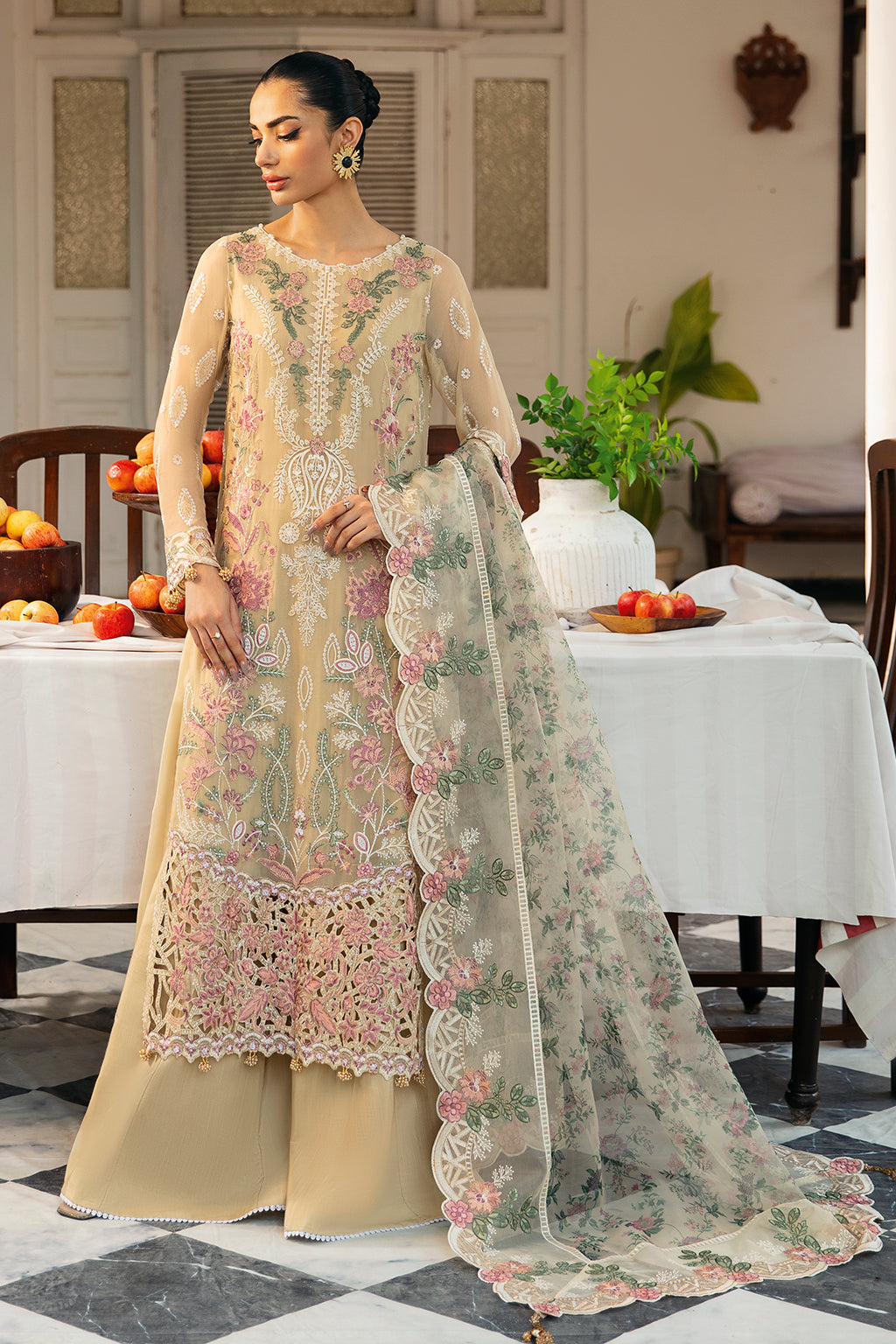 Ramsha | Dastak Luxury Chiffon Collection |  Q-105 by Ramsha - Designer Dress - Type: Ladies Clothes - Available at Libayah - 100% Original