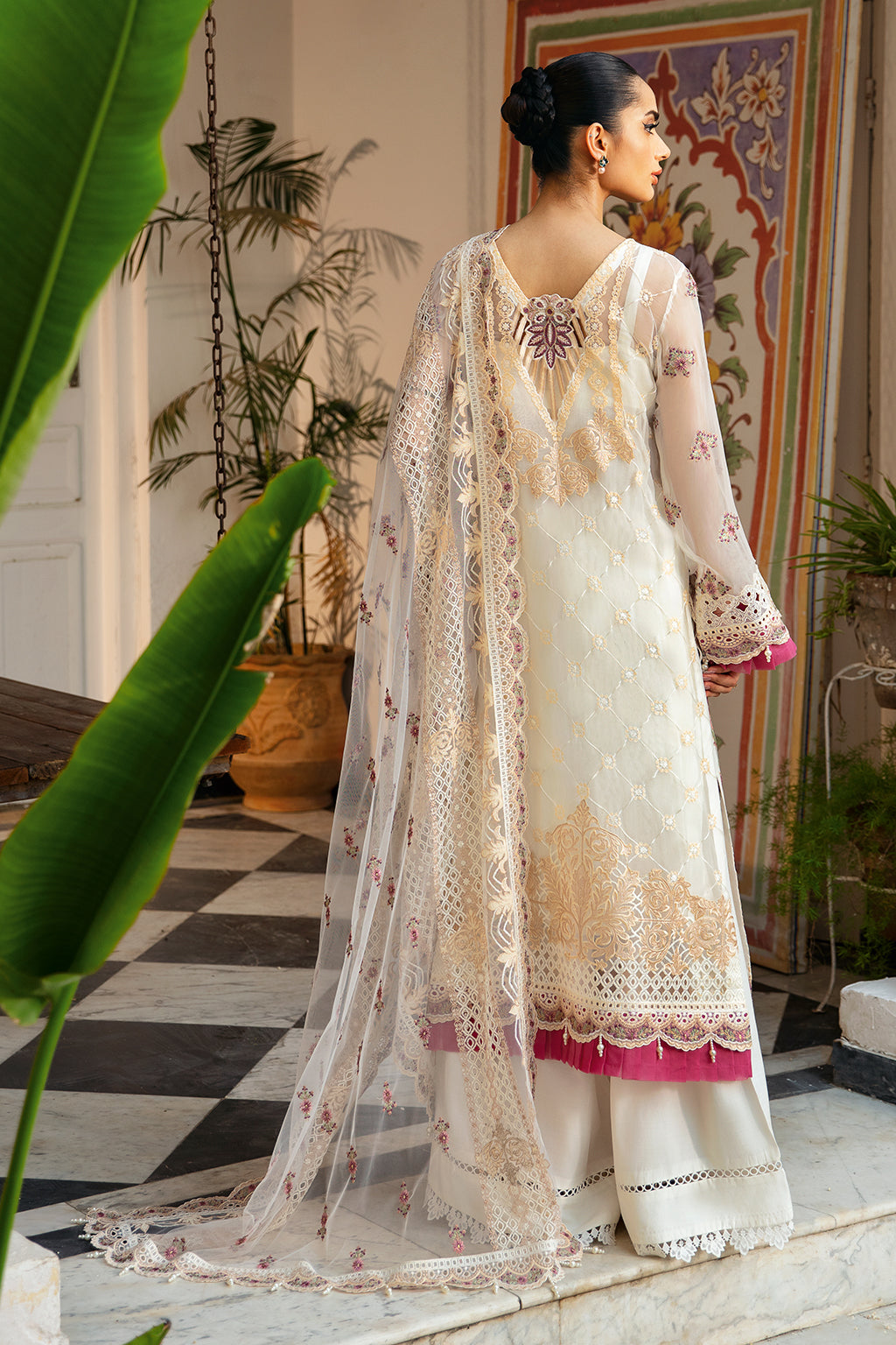 Ramsha | Dastak Luxury Chiffon Collection |  Q-107 by Ramsha - Designer Dress - Type: Ladies Clothes - Available at Libayah - 100% Original
