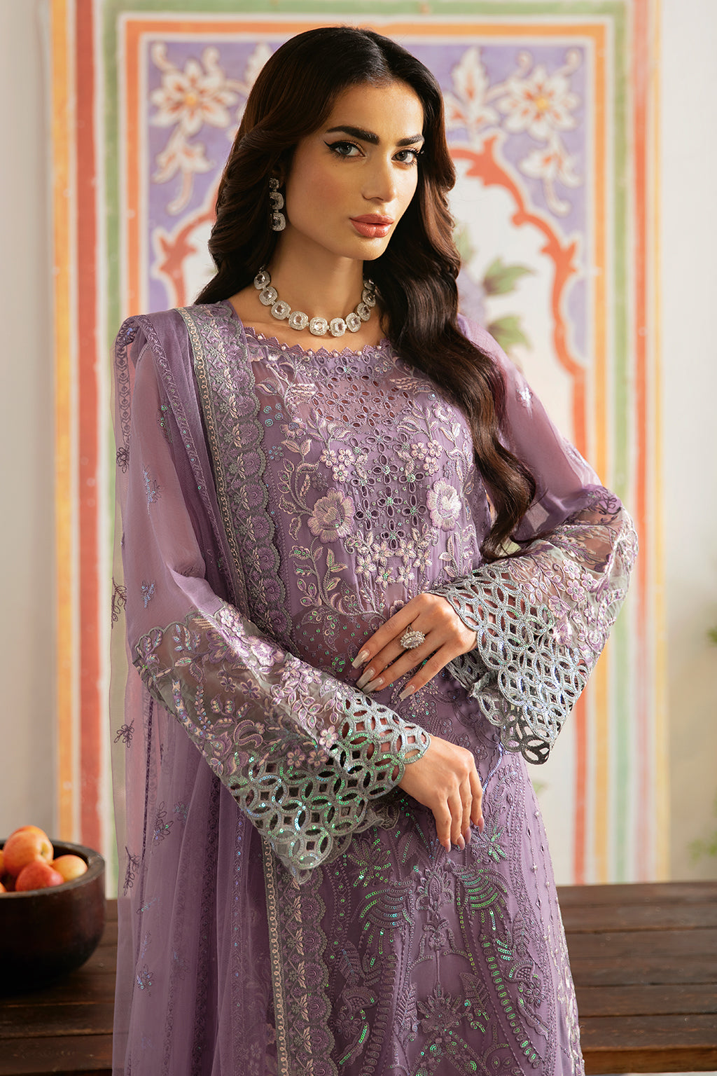 Ramsha | Dastak Luxury Chiffon Collection |  Q-108 by Ramsha - Designer Dress - Type: Ladies Clothes - Available at Libayah - 100% Original