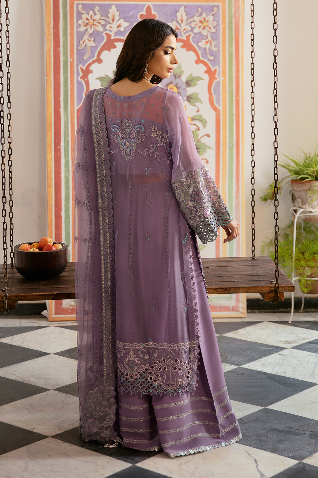 Ramsha | Dastak Luxury Chiffon Collection |  Q-108 by Ramsha - Designer Dress - Type: Ladies Clothes - Available at Libayah - 100% Original