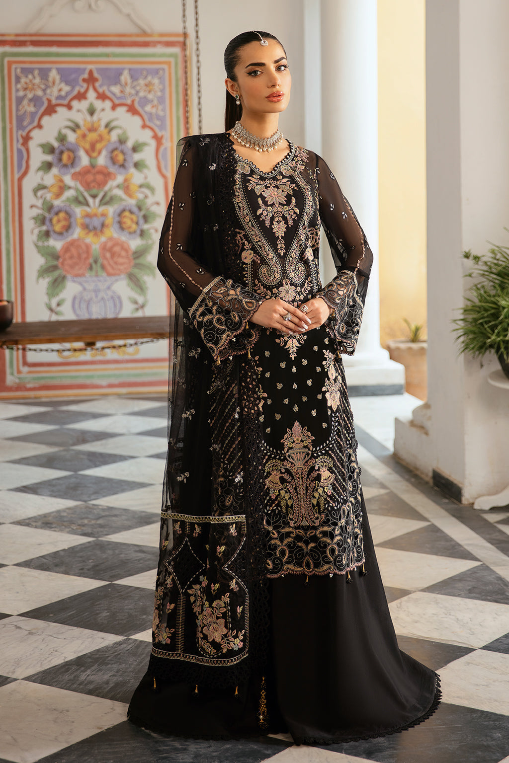 Ramsha | Dastak Luxury Chiffon Collection |  Q-106 by Ramsha - Designer Dress - Type: Ladies Clothes - Available at Libayah - 100% Original