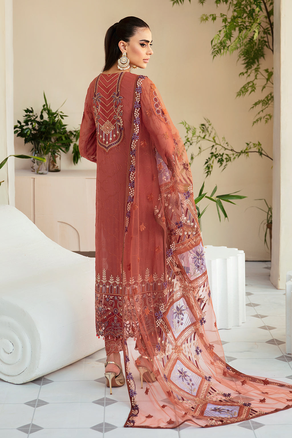 Ramsha | Dastoor Chiffon | P-109 by Ramsha - Designer Dress - Type: Ladies Clothes - Available at Libayah - 100% Original