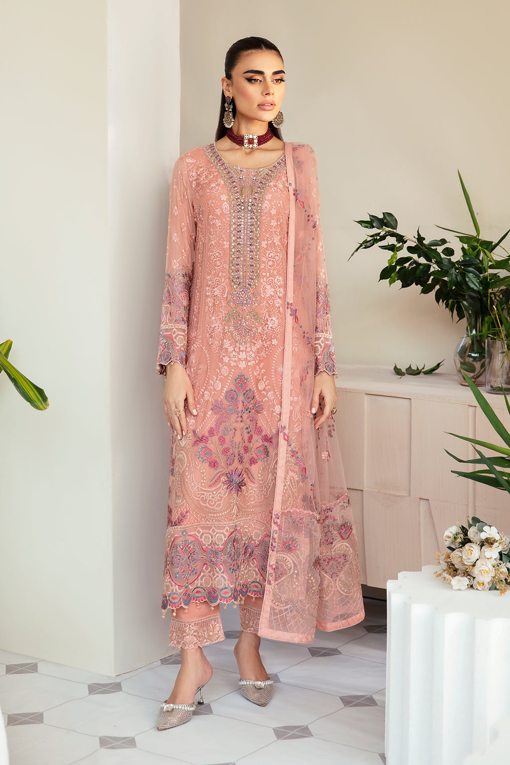 Ramsha | Dastoor Chiffon | P-101 by Ramsha - Designer Dress - Type: Ladies Clothes - Available at Libayah - 100% Original