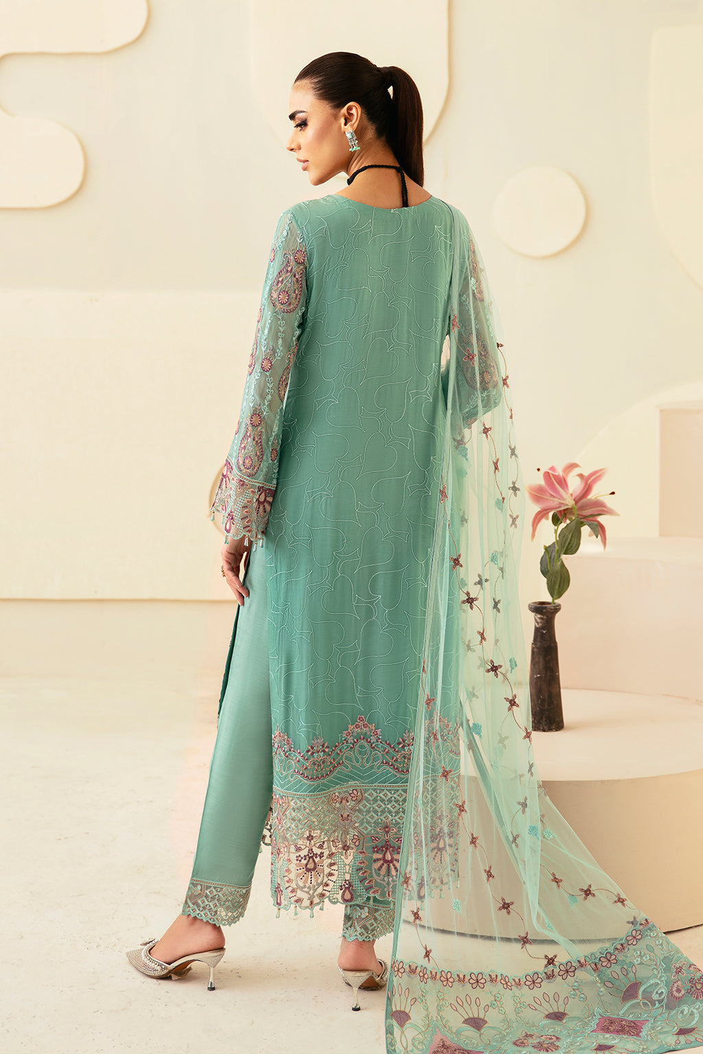 Ramsha | Dastoor Chiffon | P-107 by Ramsha - Designer Dress - Type: Ladies Clothes - Available at Libayah - 100% Original