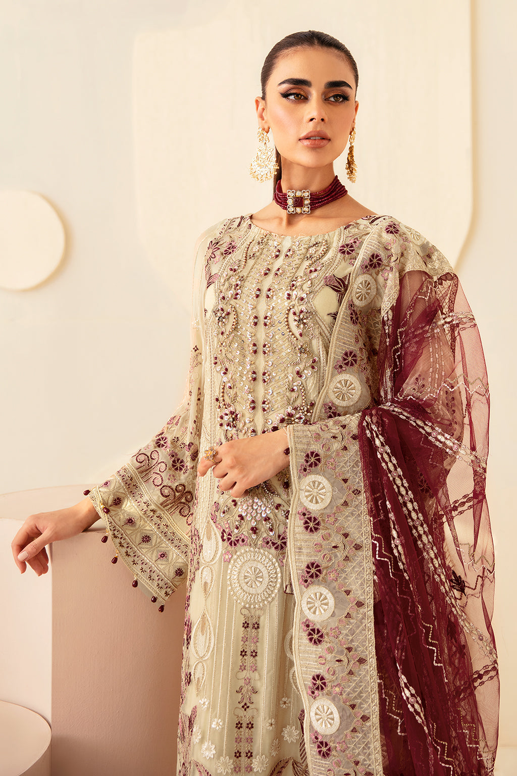 Ramsha | Dastoor Chiffon | P-103 by Ramsha - Designer Dress - Type: Ladies Clothes - Available at Libayah - 100% Original