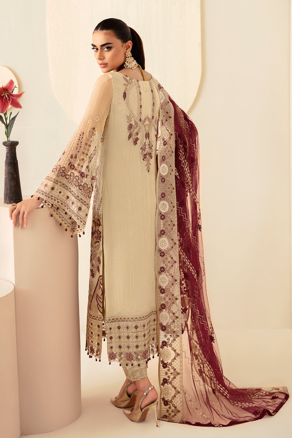 Ramsha | Dastoor Chiffon | P-103 by Ramsha - Designer Dress - Type: Ladies Clothes - Available at Libayah - 100% Original