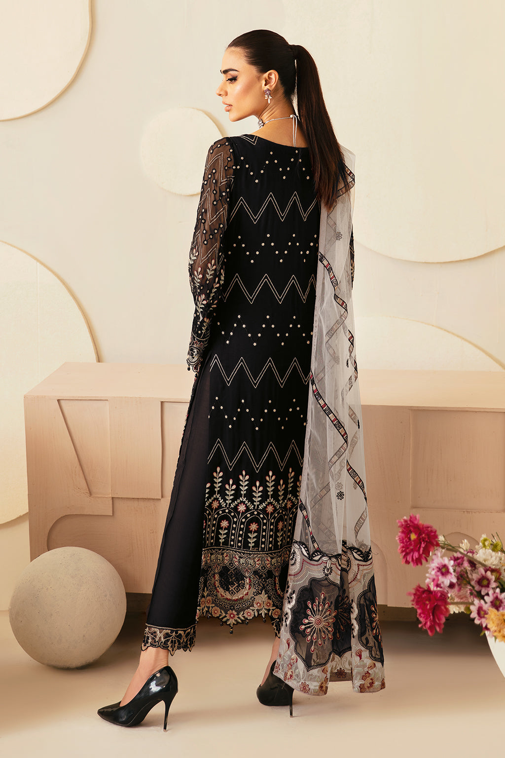 Ramsha | Dastoor Chiffon | P-105 by Ramsha - Designer Dress - Type: Ladies Clothes - Available at Libayah - 100% Original