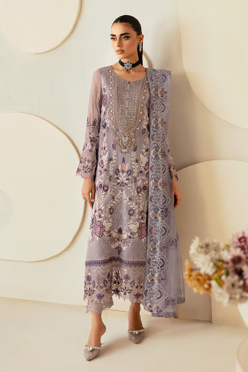 Ramsha | Dastoor Chiffon | P-108 by Ramsha - Designer Dress - Type: Ladies Clothes - Available at Libayah - 100% Original