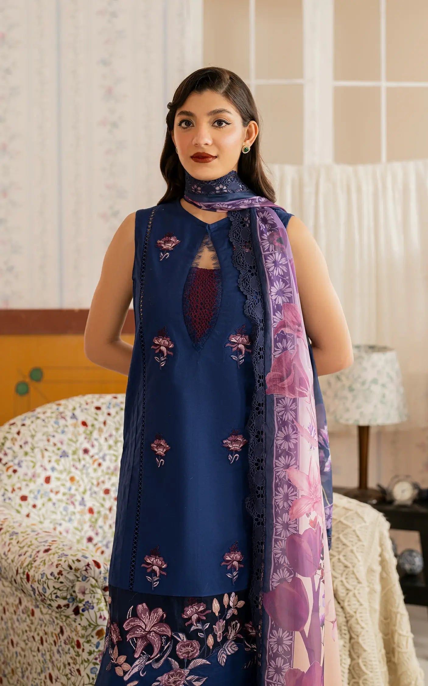 Asifa and Nabeel | Meraki Vintage 25 | Resham (MVL25-18) by Asifa and Nabeel - Designer Dress - Type: Ladies Clothes - Available at Libayah - 100% Original