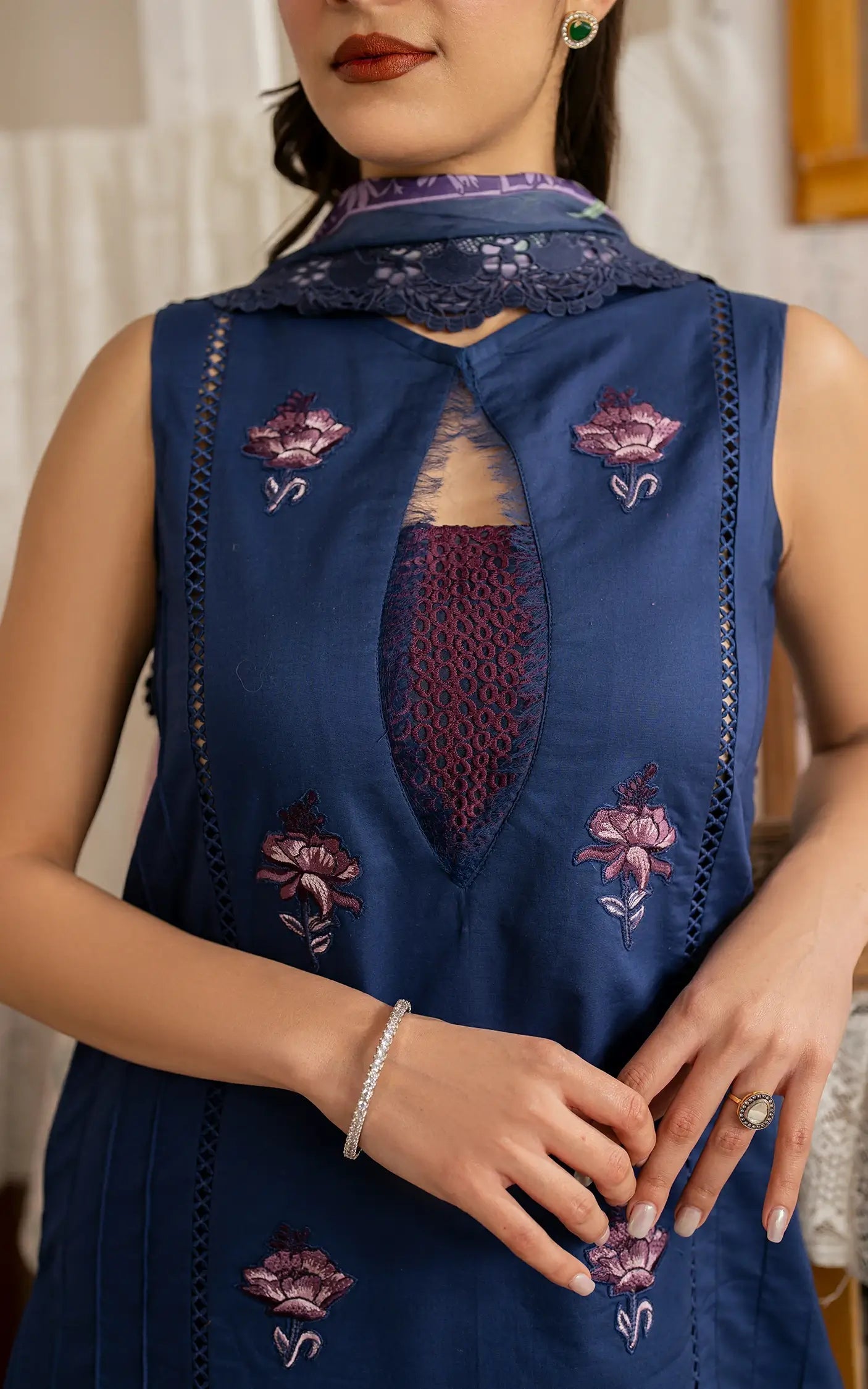 Asifa and Nabeel | Meraki Vintage 25 | Resham (MVL25-18) by Asifa and Nabeel - Designer Dress - Type: Ladies Clothes - Available at Libayah - 100% Original