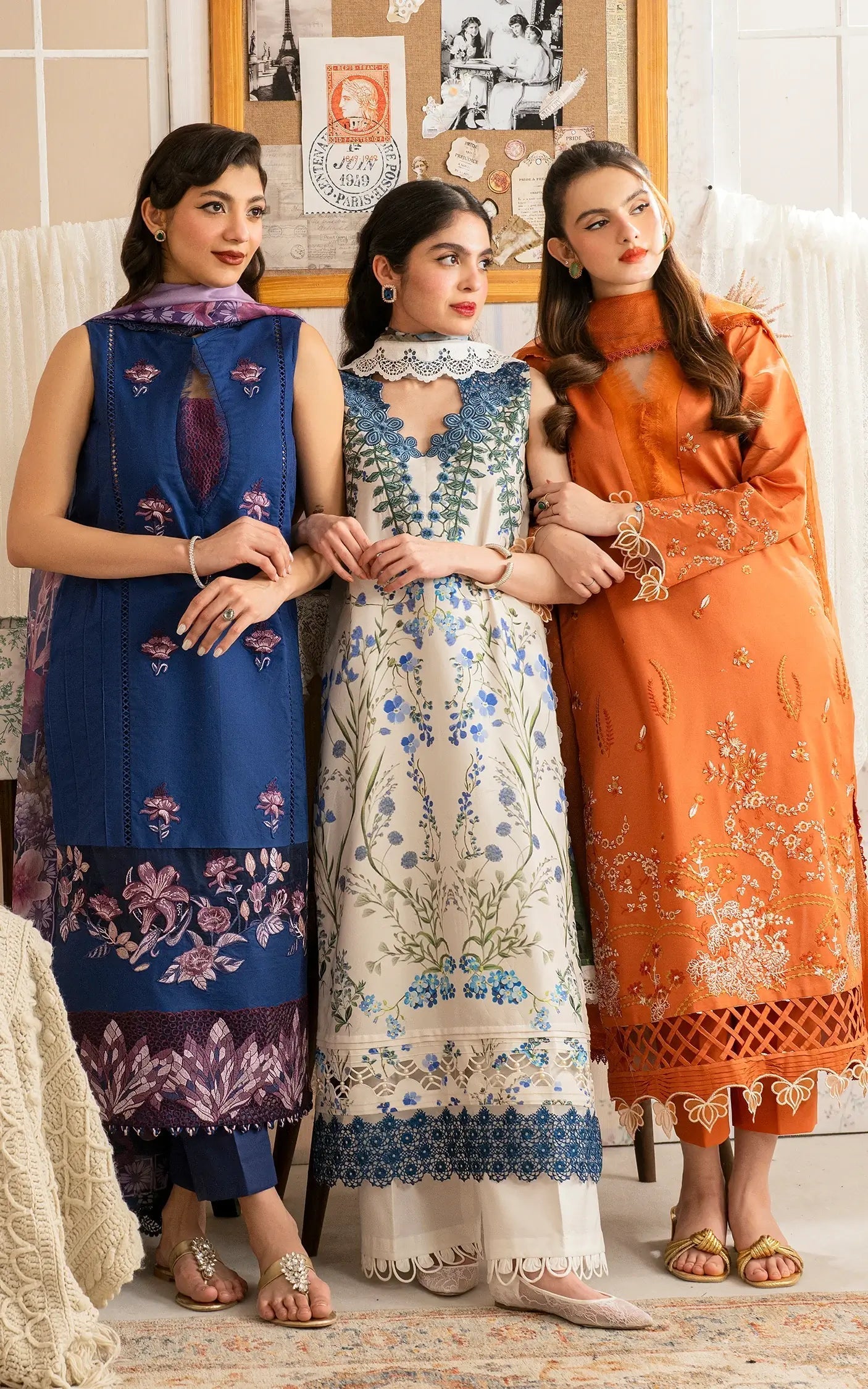 Asifa and Nabeel | Meraki Vintage 25 | Resham (MVL25-18) by Asifa and Nabeel - Designer Dress - Type: Ladies Clothes - Available at Libayah - 100% Original