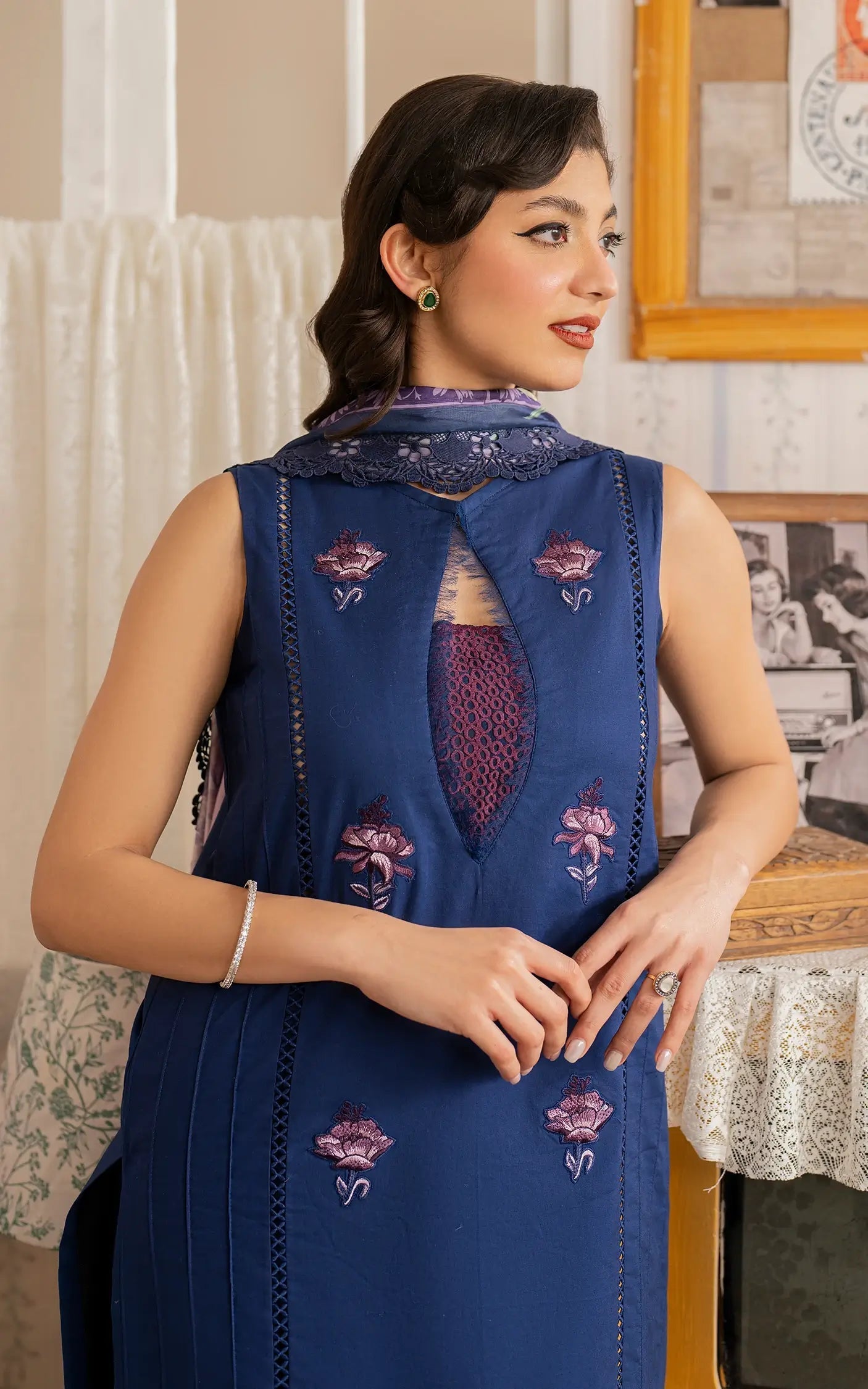 Asifa and Nabeel | Meraki Vintage 25 | Resham (MVL25-18) by Asifa and Nabeel - Designer Dress - Type: Ladies Clothes - Available at Libayah - 100% Original