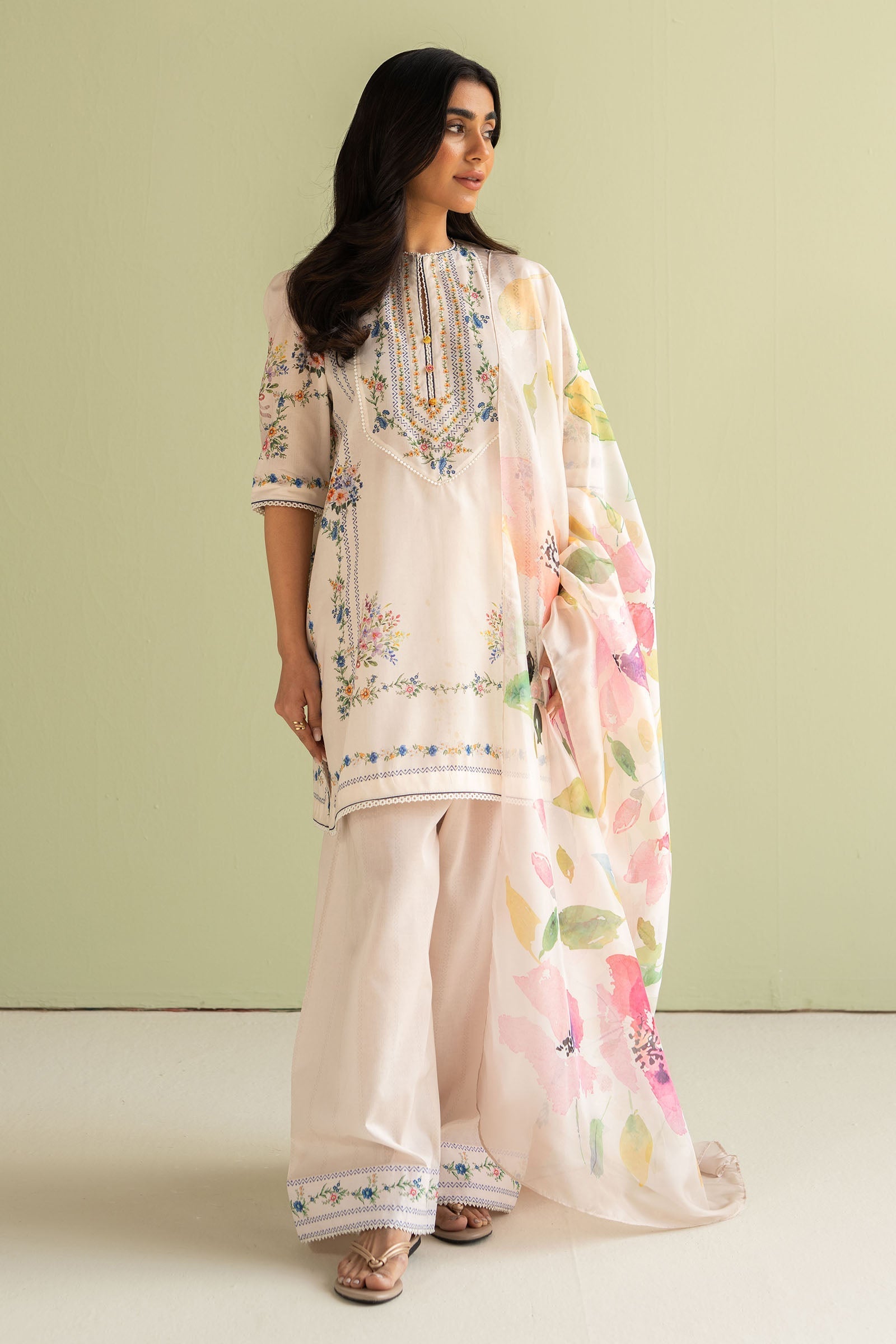 Zara Shahjahan | Coco Prints 25 | Ria-3A by Zara Shahjahan - Designer Dress - Type: Ladies Clothes - Available at Libayah - 100% Original