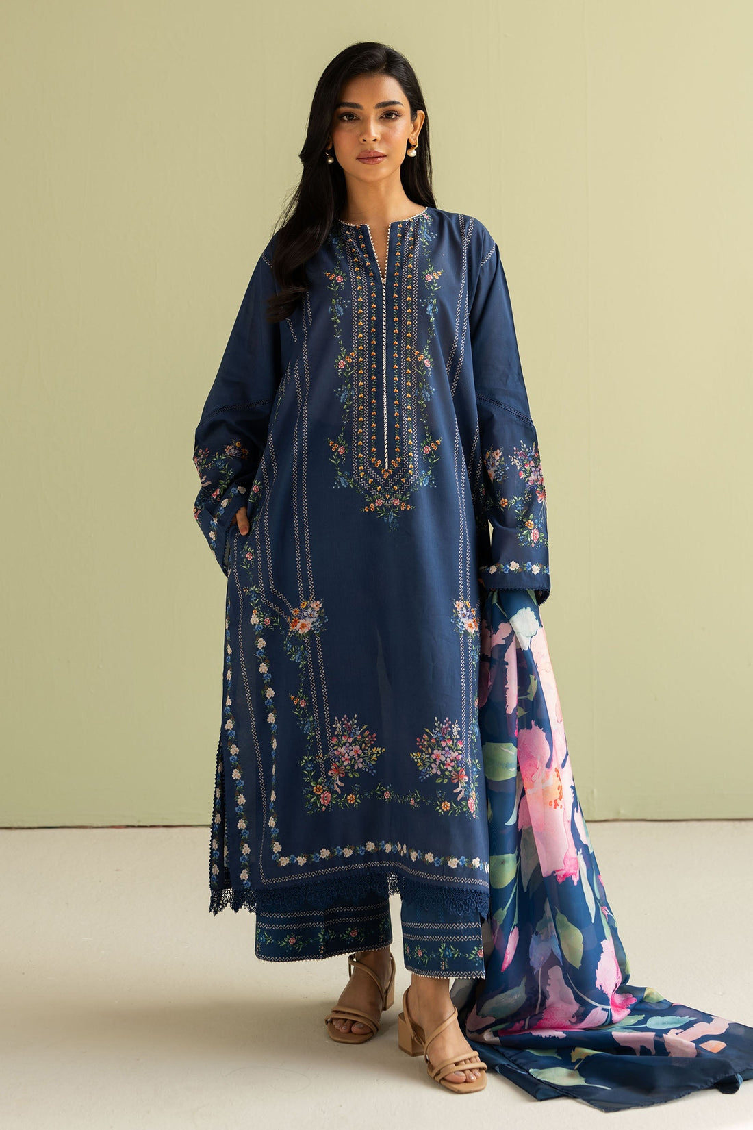 Zara Shahjahan | Coco Prints 25 | Ria-3B by Zara Shahjahan - Designer Dress - Type: Ladies Clothes - Available at Libayah - 100% Original