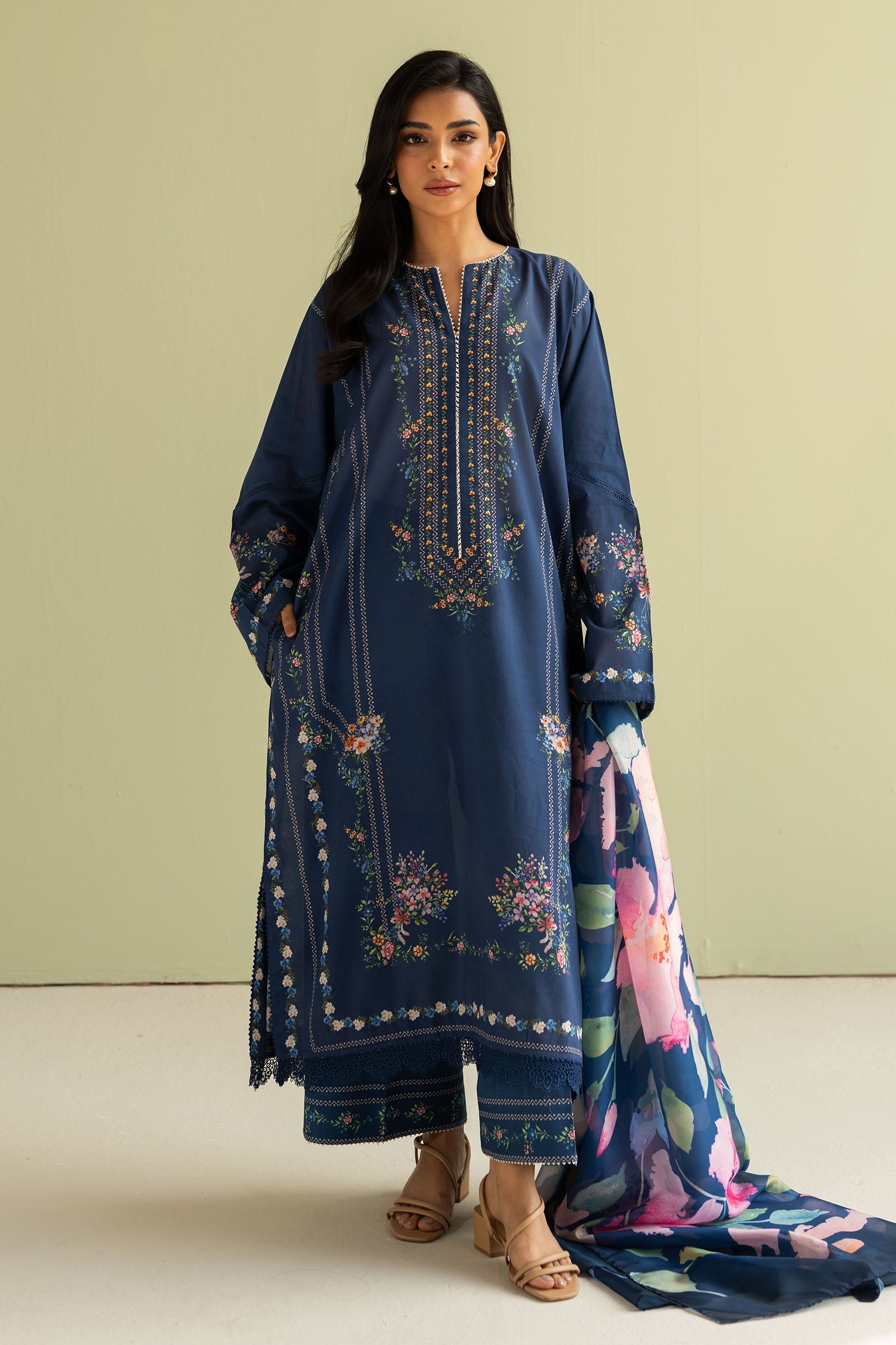 Zara Shahjahan | Coco Prints 25 | Ria-3B by Zara Shahjahan - Designer Dress - Type: Ladies Clothes - Available at Libayah - 100% Original