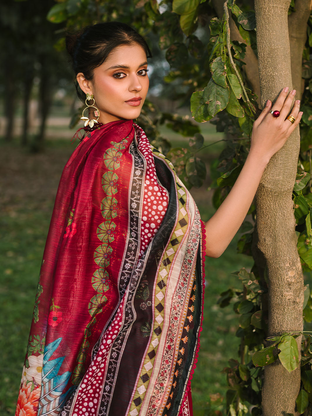 Mahnur | Dahlia Luxury Lawn 25 | Rosina by Mahnur - Designer Dress - Type: Ladies Clothes - Available at Libayah - 100% Original