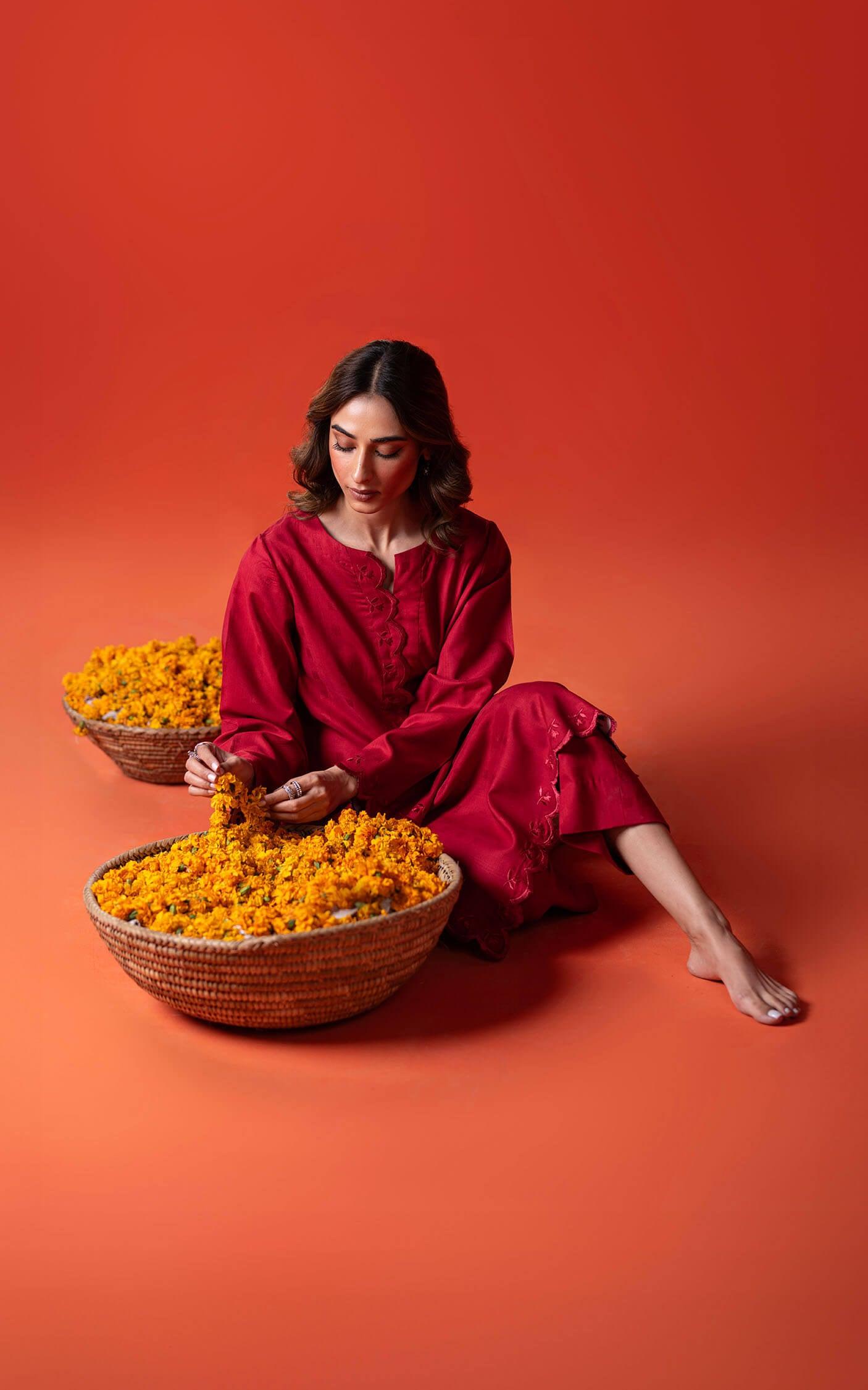 Asifa and Nabeel | Basic Pret 24 | Ruby by Asifa and Nabeel - Designer Dress - Type: Ladies Clothes - Available at Libayah - 100% Original