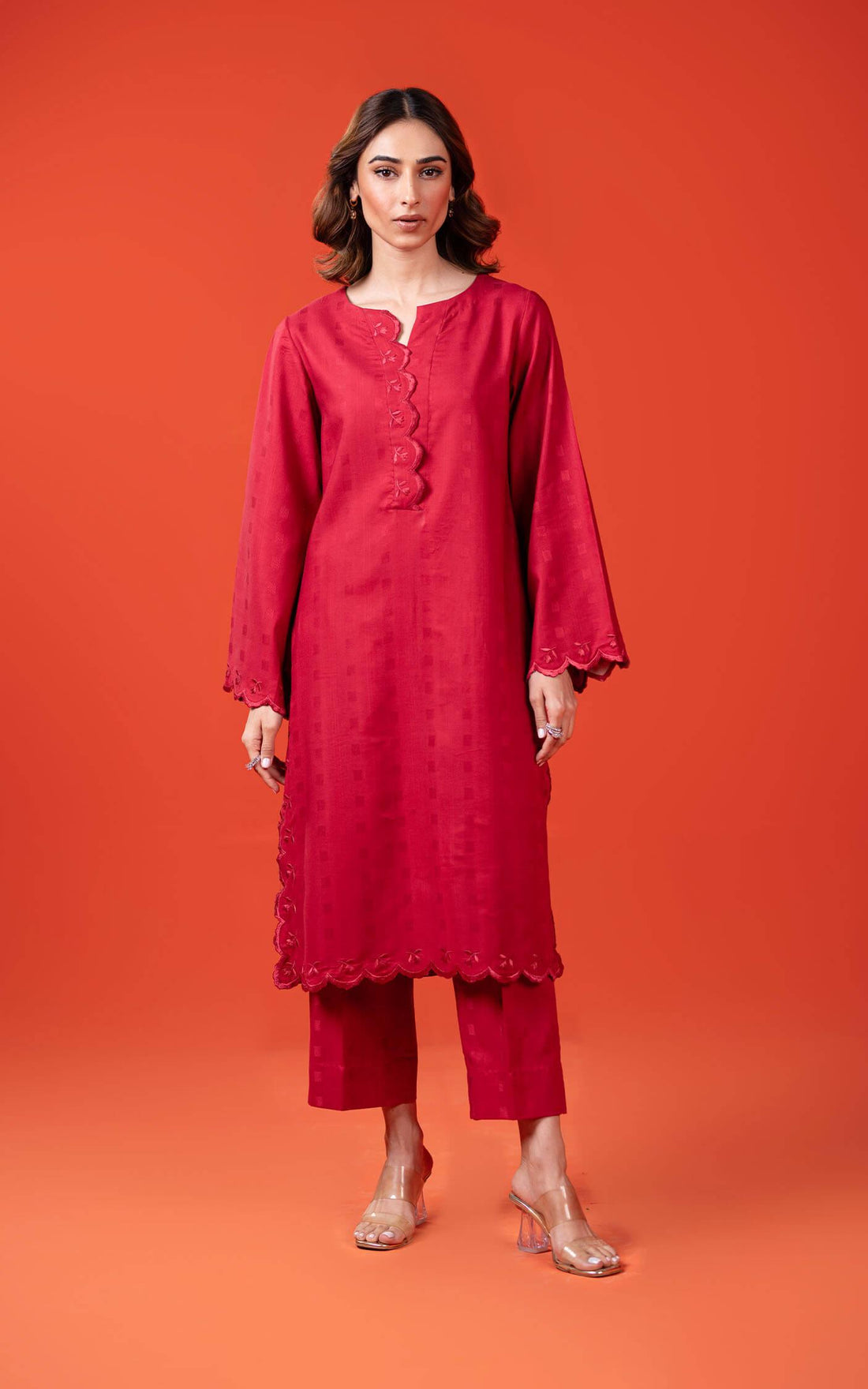 Asifa and Nabeel | Basic Pret 24 | Ruby by Asifa and Nabeel - Designer Dress - Type: Ladies Clothes - Available at Libayah - 100% Original