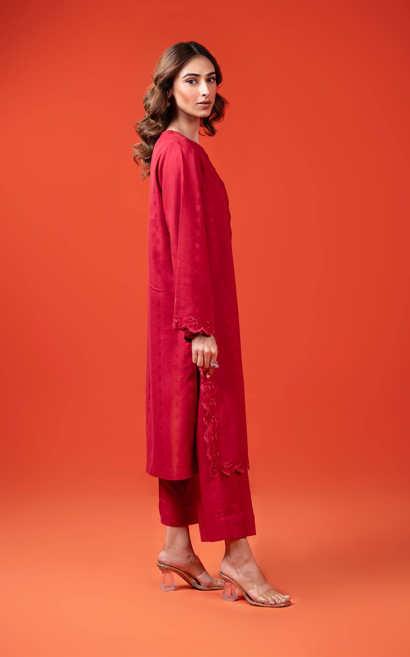 Asifa and Nabeel | Basic Pret 24 | Ruby by Asifa and Nabeel - Designer Dress - Type: Ladies Clothes - Available at Libayah - 100% Original