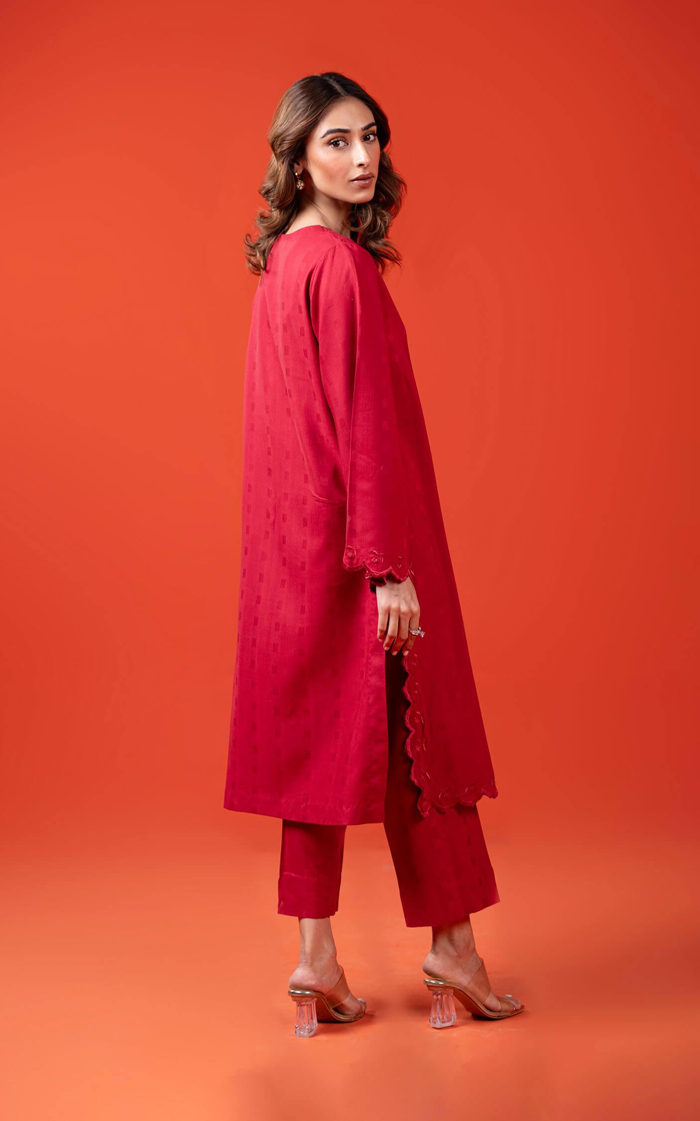 Asifa and Nabeel | Basic Pret 24 | Ruby by Asifa and Nabeel - Designer Dress - Type: Ladies Clothes - Available at Libayah - 100% Original