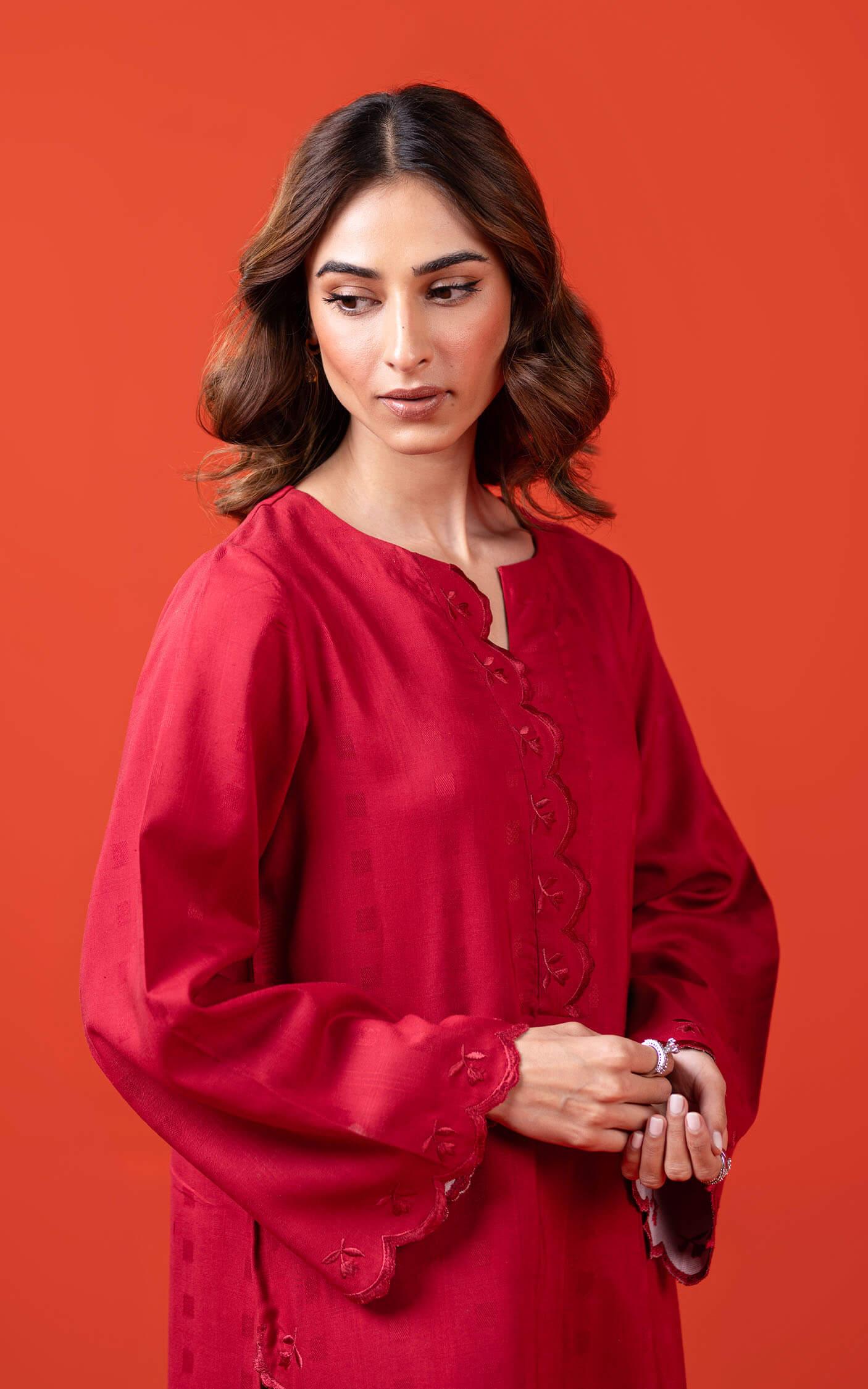 Asifa and Nabeel | Basic Pret 24 | Ruby by Asifa and Nabeel - Designer Dress - Type: Ladies Clothes - Available at Libayah - 100% Original