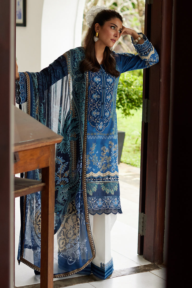 Gulaal | Saffira Lawn 25 | Aadhya by Gulaal - Designer Dress - Type: Ladies Clothes - Available at Libayah - 100% Original