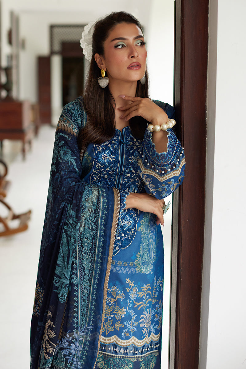 Gulaal | Saffira Lawn 25 | Aadhya by Gulaal - Designer Dress - Type: Ladies Clothes - Available at Libayah - 100% Original