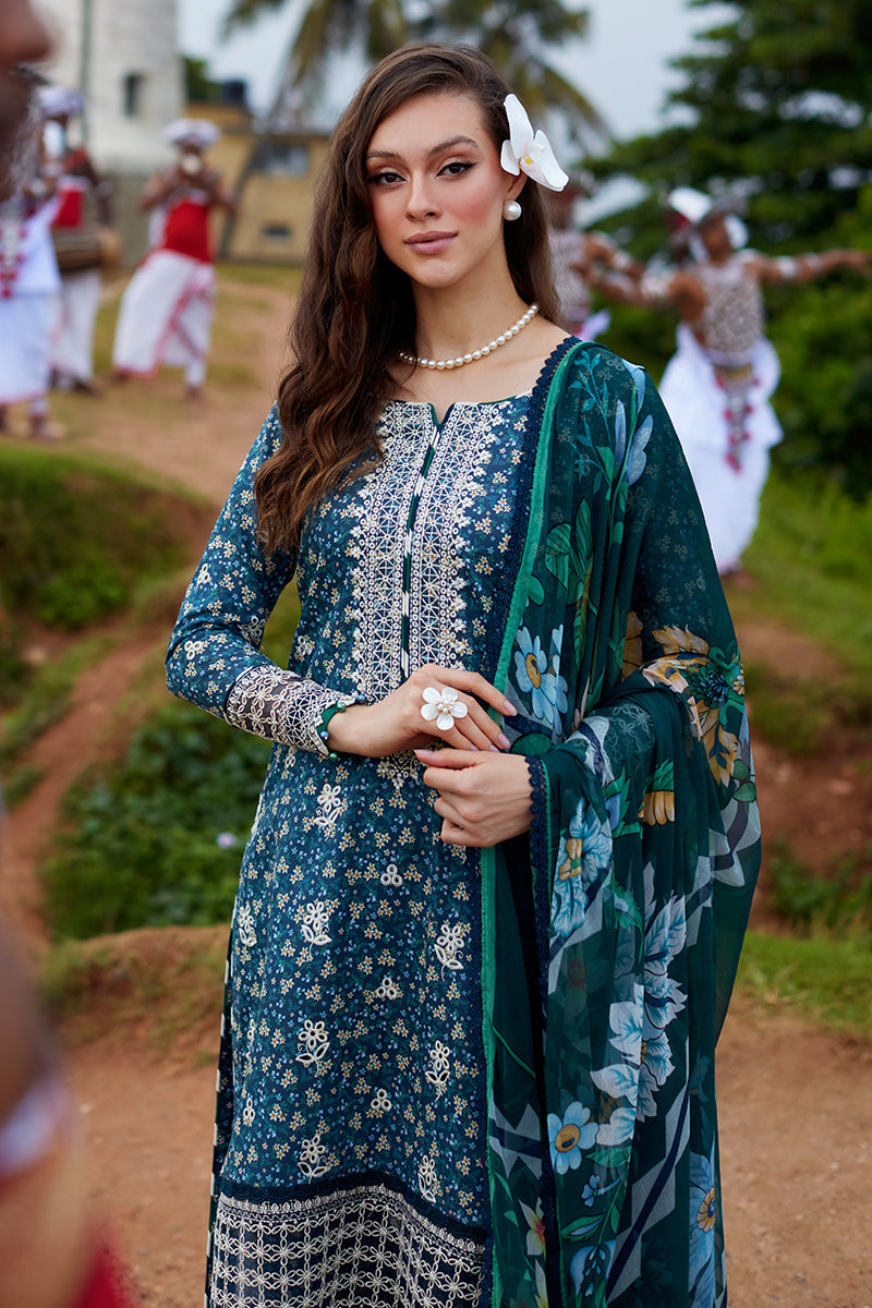 Gulaal | Saffira Lawn 25 | Chloe by Gulaal - Designer Dress - Type: Ladies Clothes - Available at Libayah - 100% Original