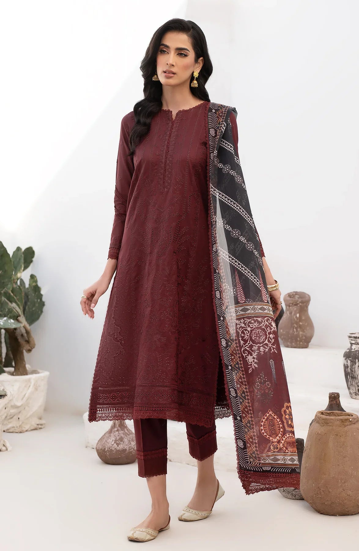 Zarif | Eid Lawn 24| ZL 02 ELVIRA by Zarif - Designer Dress - Type: Ladies Clothes - Available at Libayah - 100% Original