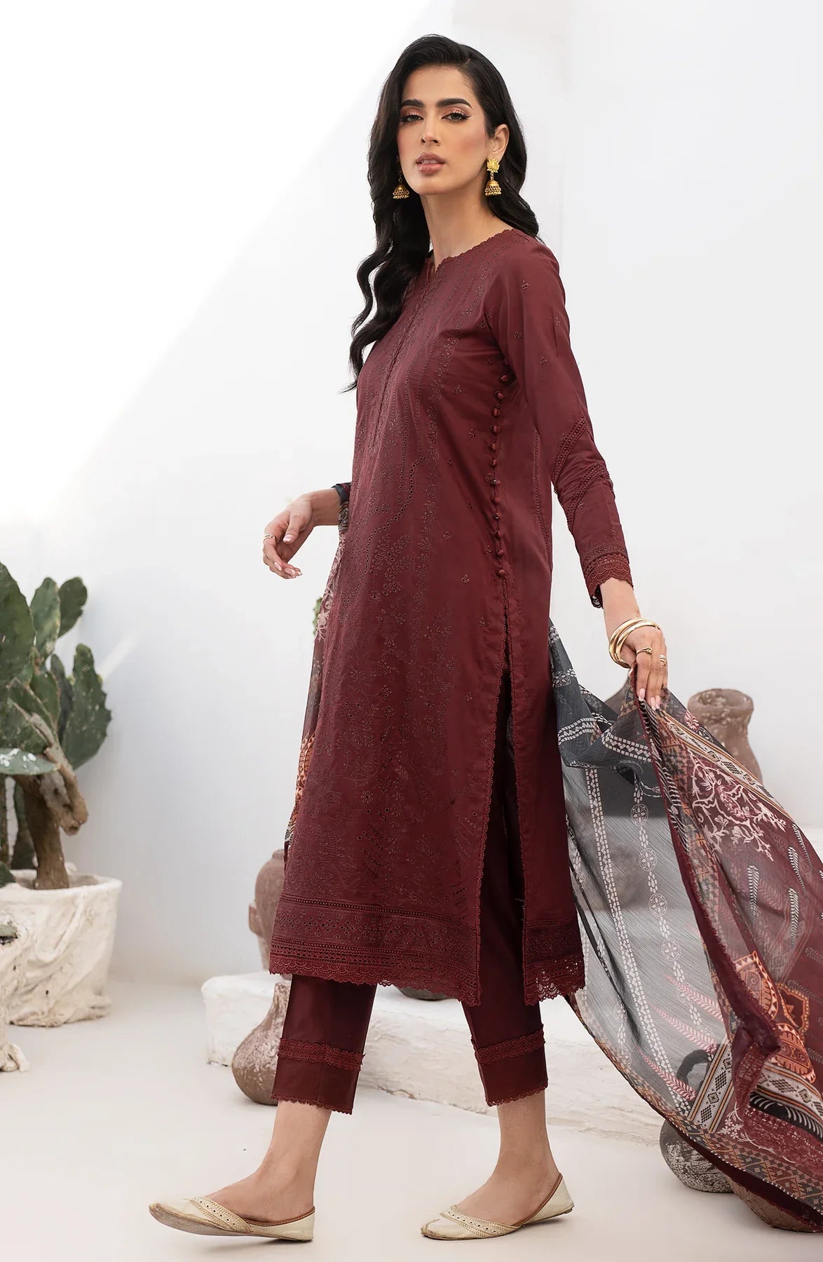 Zarif | Eid Lawn 24| ZL 02 ELVIRA by Zarif - Designer Dress - Type: Ladies Clothes - Available at Libayah - 100% Original