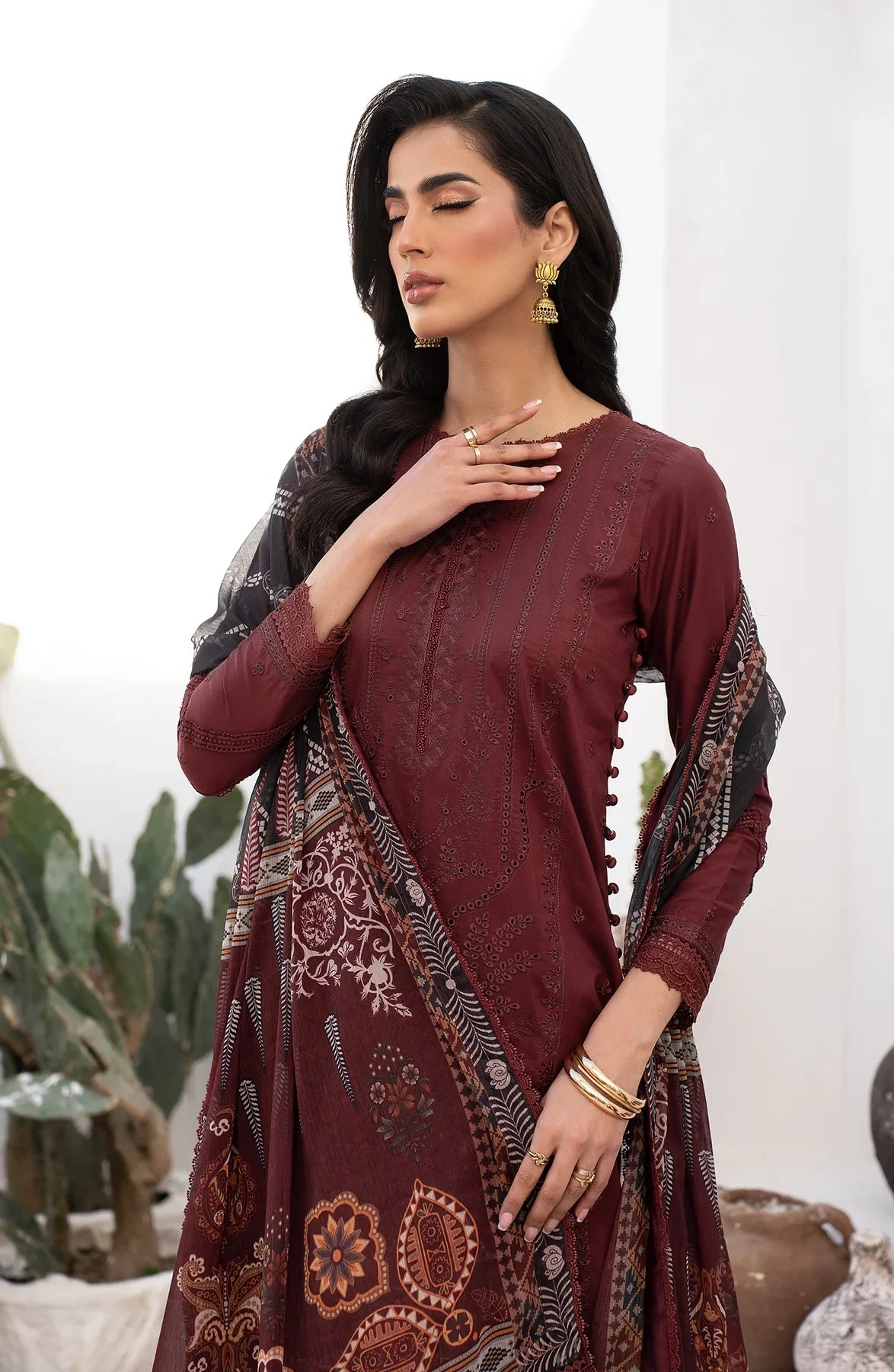 Zarif | Eid Lawn 24| ZL 02 ELVIRA by Zarif - Designer Dress - Type: Ladies Clothes - Available at Libayah - 100% Original