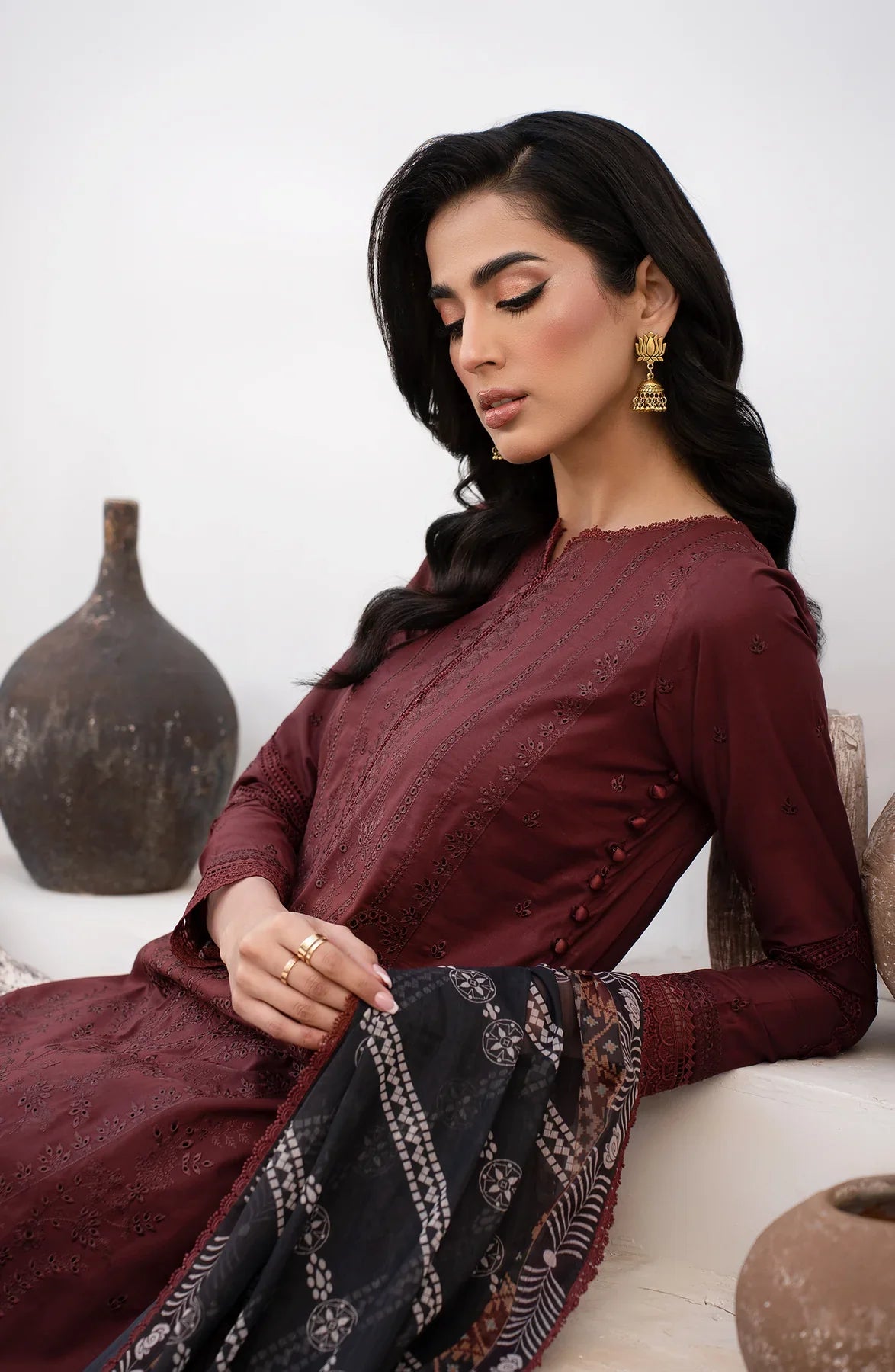 Zarif | Eid Lawn 24| ZL 02 ELVIRA by Zarif - Designer Dress - Type: Ladies Clothes - Available at Libayah - 100% Original