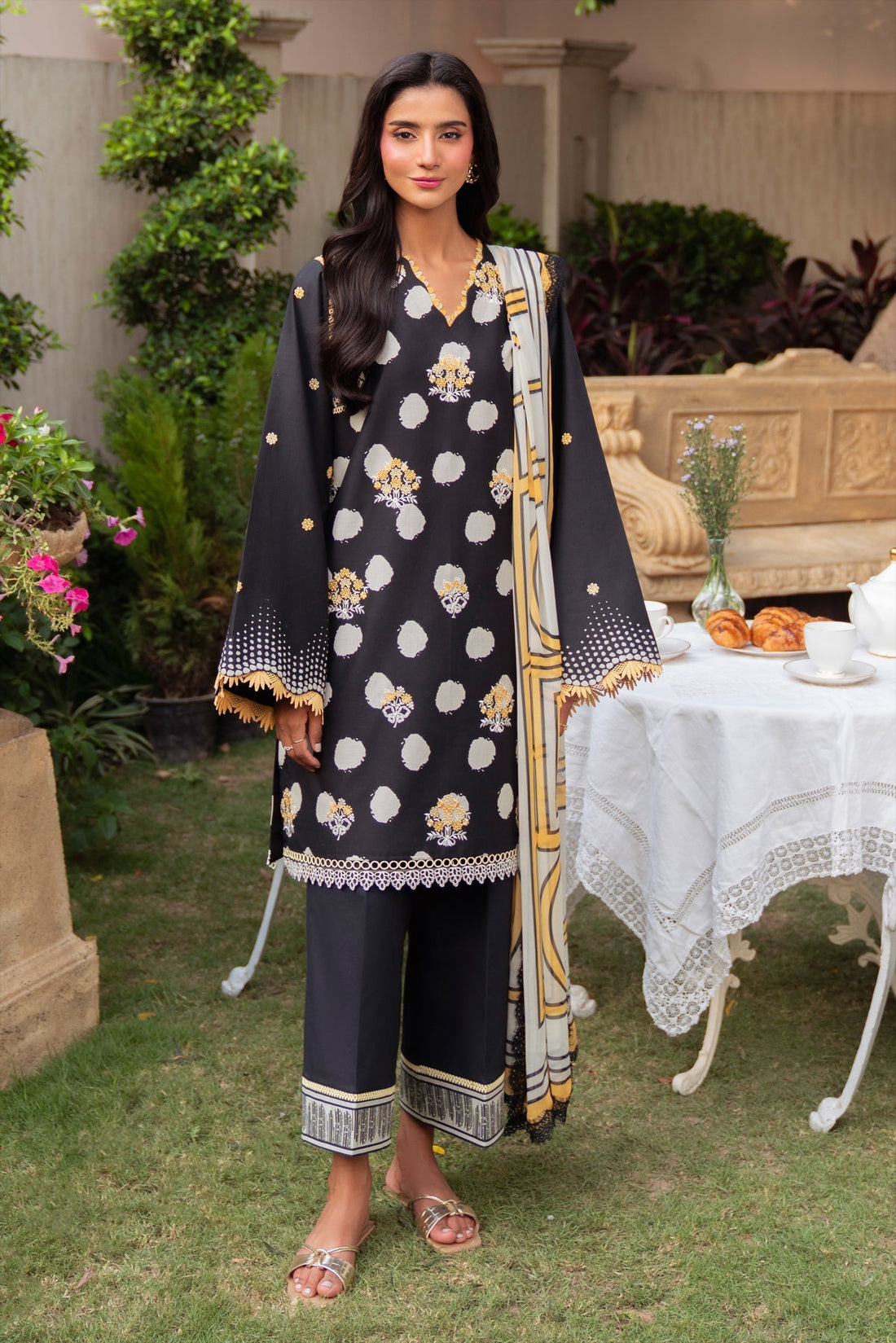Sable Vogue | Lila Lawn 25 | SAL-03-25 by Sable Vogue - Designer Dress - Type: Ladies Clothes - Available at Libayah - 100% Original