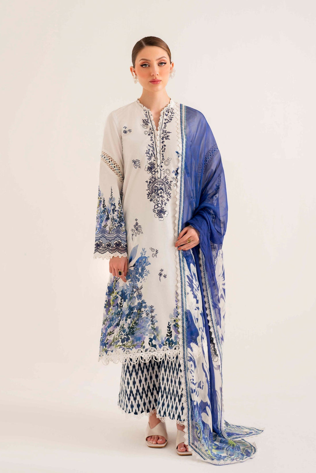 Sable Vogue | Lila Summer Lawn 24 | SAL-08-24 by Sable Vogue - Designer Dress - Type: Ladies Clothes - Available at Libayah - 100% Original