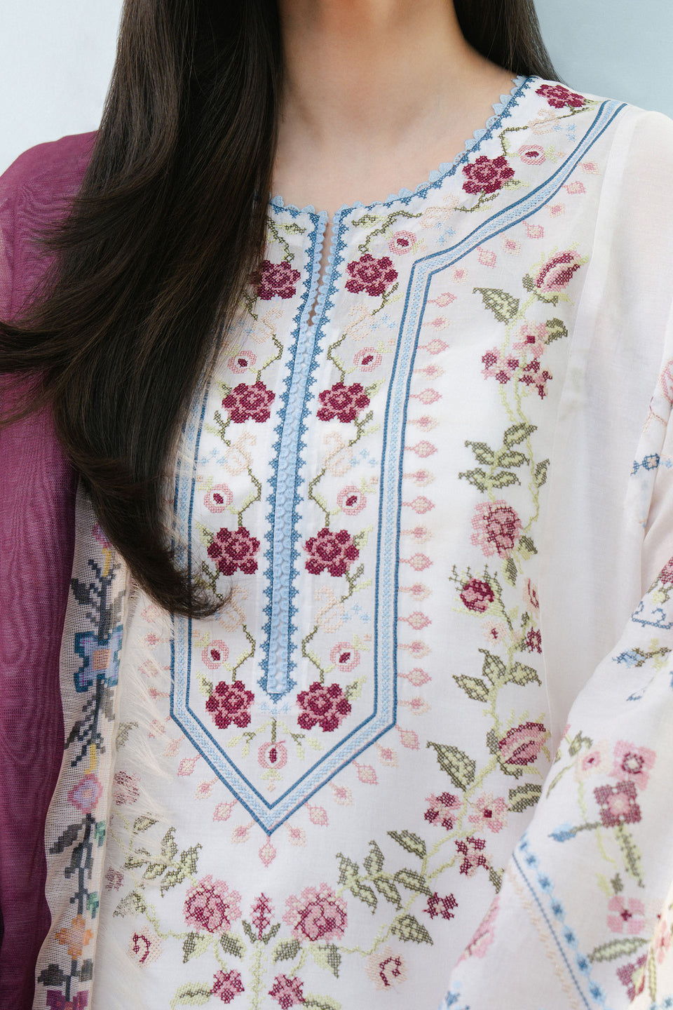 Zara Shahjahan | Coco Lawn 25 | SERENE-2B by Zara Shahjahan - Designer Dress - Type: Ladies Clothes - Available at Libayah - 100% Original