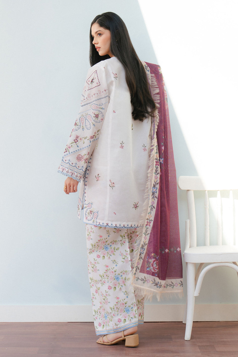 Zara Shahjahan | Coco Lawn 25 | SERENE-2B by Zara Shahjahan - Designer Dress - Type: Ladies Clothes - Available at Libayah - 100% Original