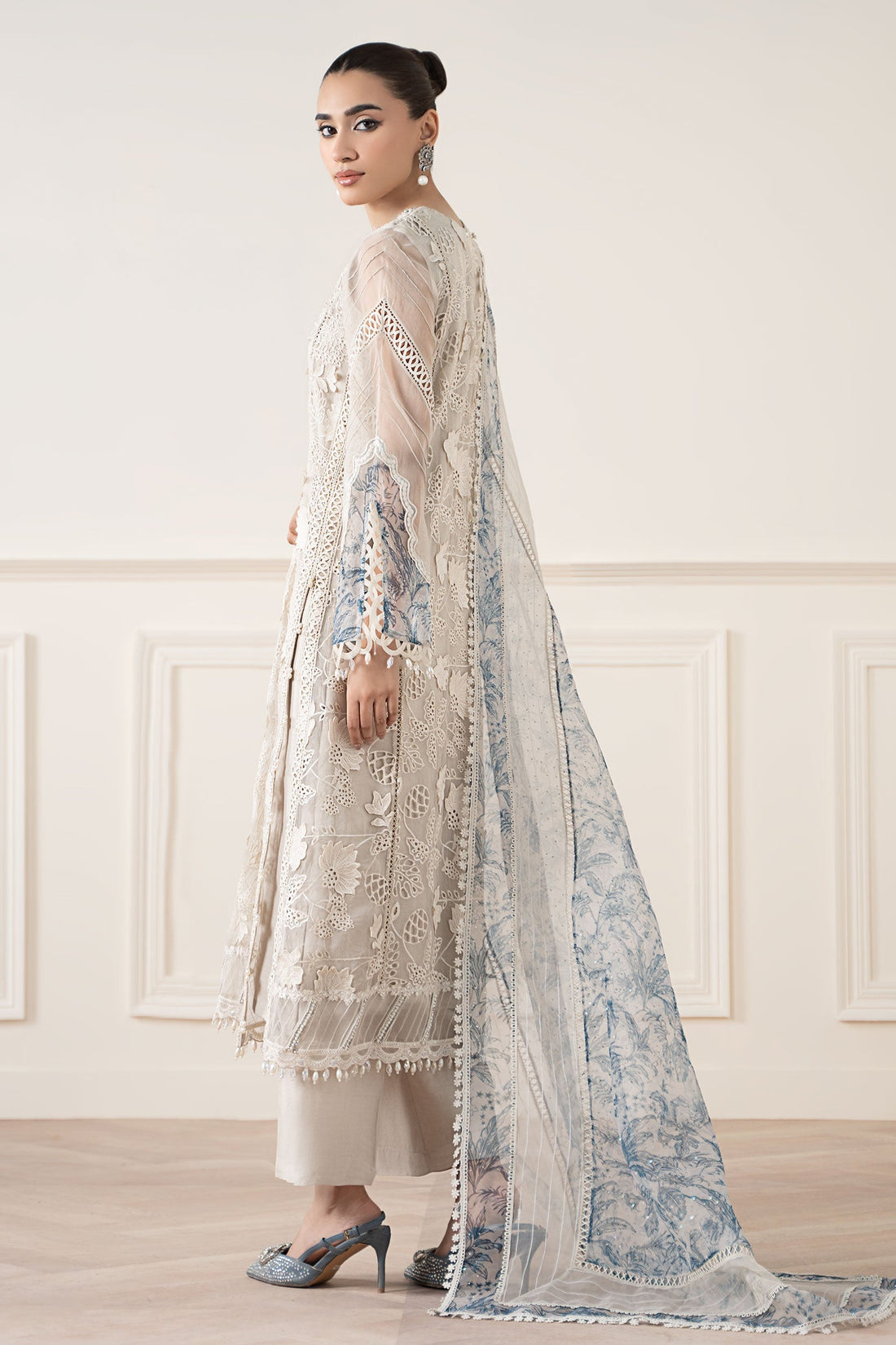 Maria B | Pre Fall 25 | Organza Suit 05 by Maria B - Designer Dress  - Type : Ladies Clothes - Available at Libayah - 100% Original 