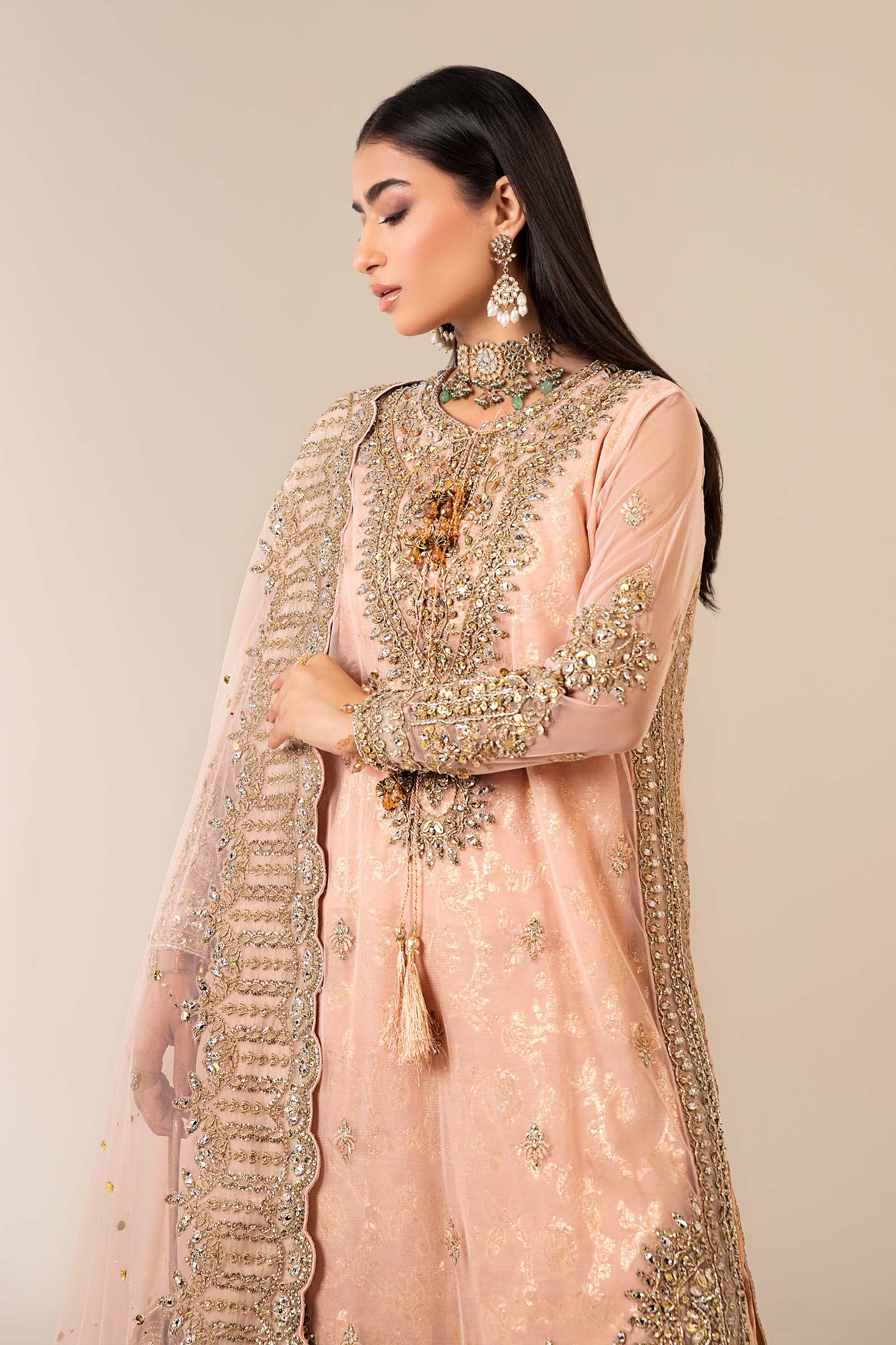 Maria B | Formal Wears | SF-EF25-66 by Maria B - Designer Dress  - Type : Ladies Clothes - Available at Libayah - 100% Original 