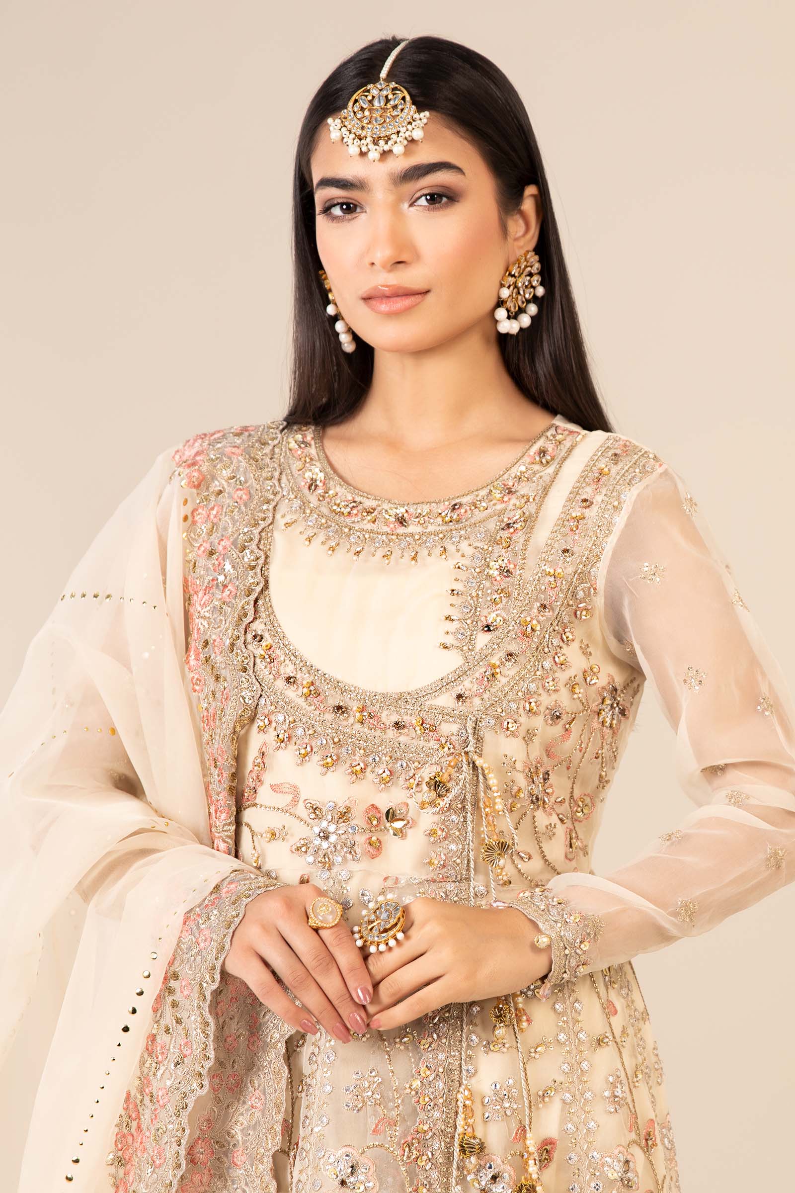 Maria B | Formal Wears | SF-EF25-64 by Maria B - Designer Dress  - Type : Ladies Clothes - Available at Libayah - 100% Original 