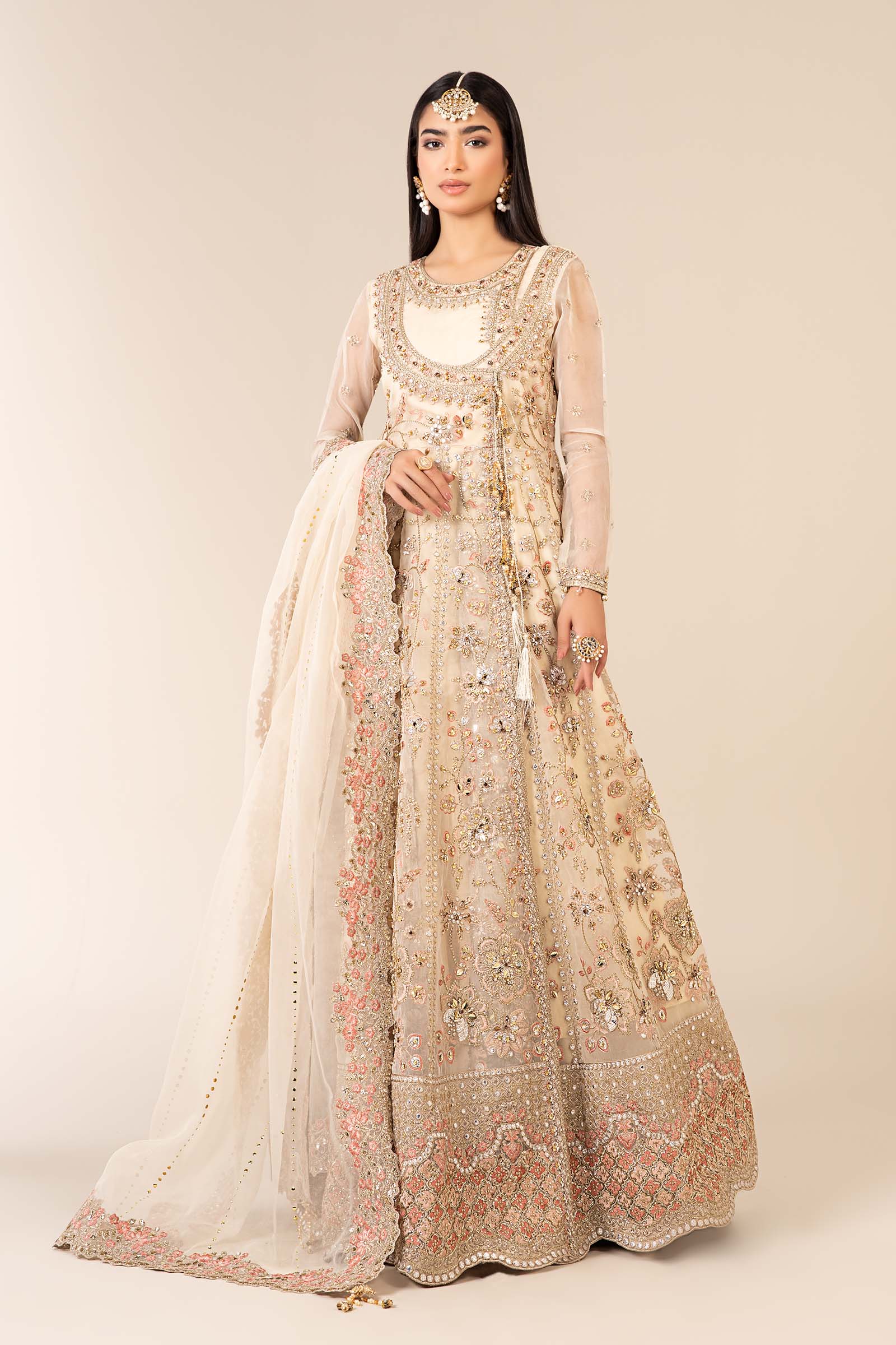 Maria B | Formal Wears | SF-EF25-64 by Maria B - Designer Dress  - Type : Ladies Clothes - Available at Libayah - 100% Original 