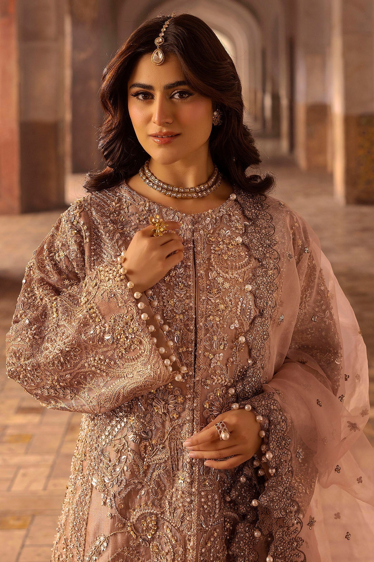 Motifz | Bridal Couture | 0012-MAYASA EMBROIDERED MESSORI STITCHED by Motifz - Designer Dress - Type: Ladies Clothes - Available at Libayah - 100% Original