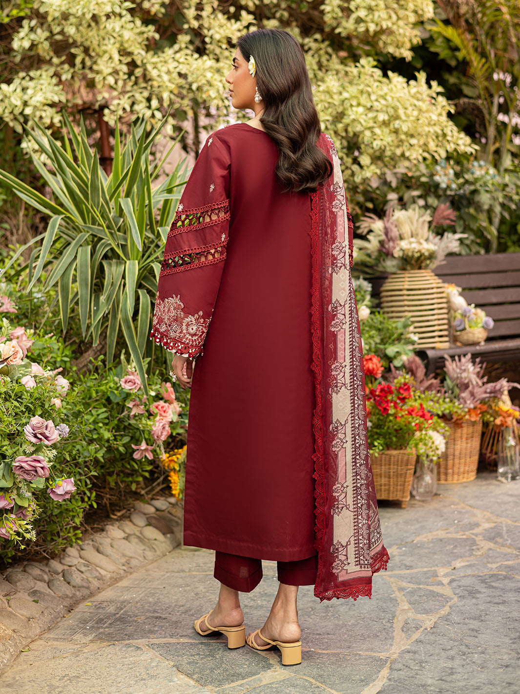 Parishay | Shangrila Luxury Lawn | SHR - 01 by Parishay - Designer Dress - Type: Ladies Clothes - Available at Libayah - 100% Original